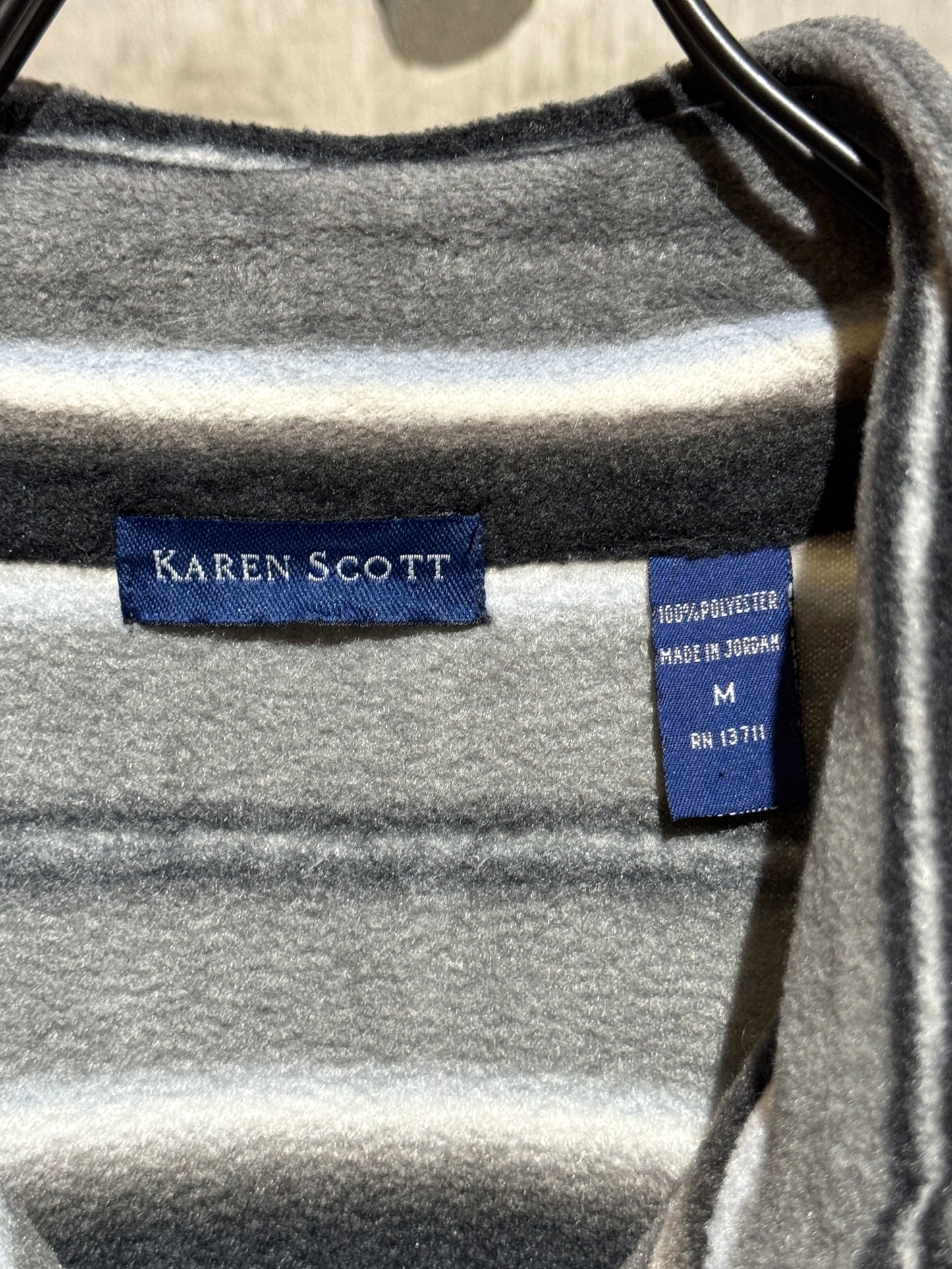 00's Striped Fleece Jacket