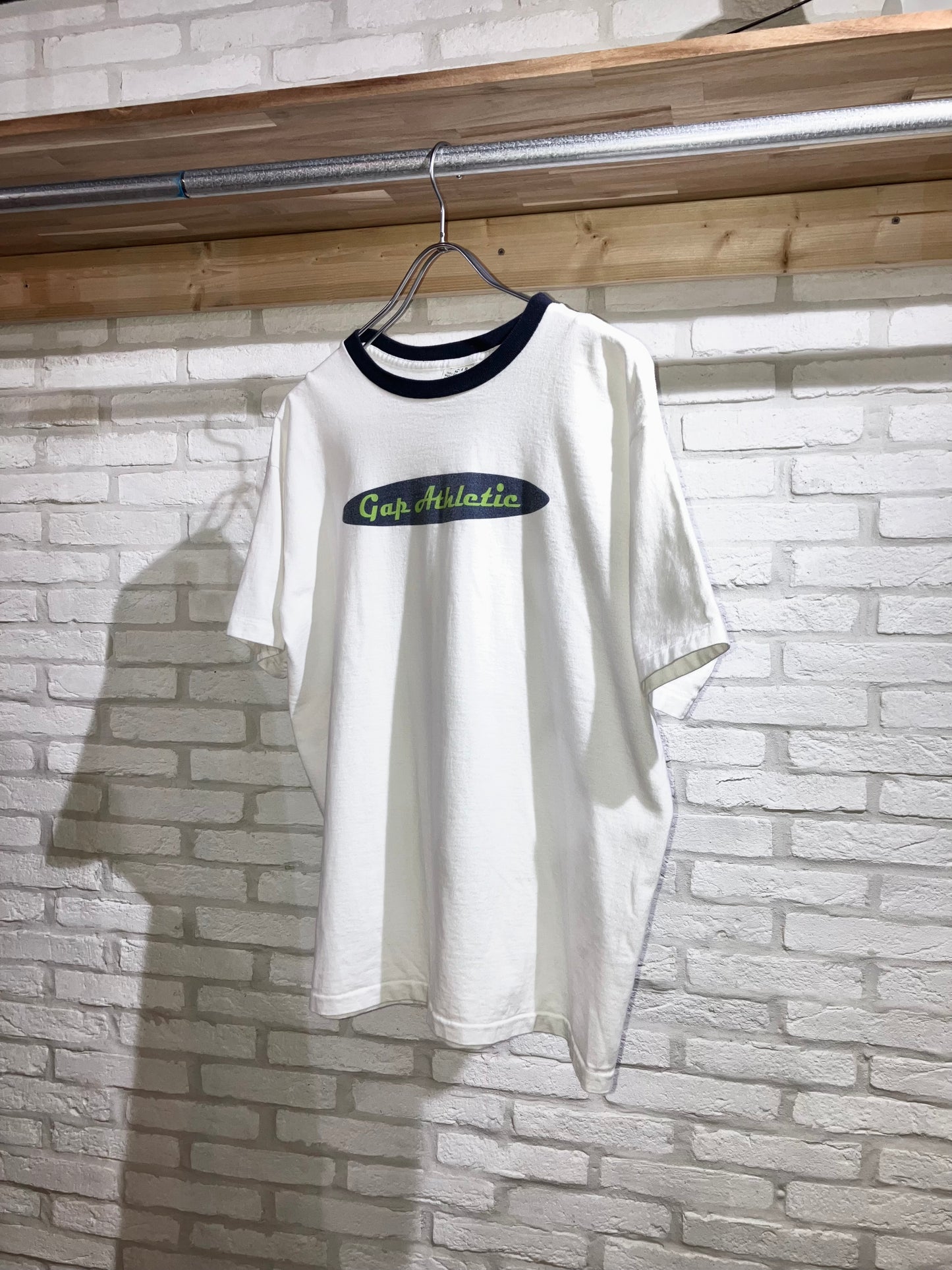 "GAP" Old Printed Ringer Tee