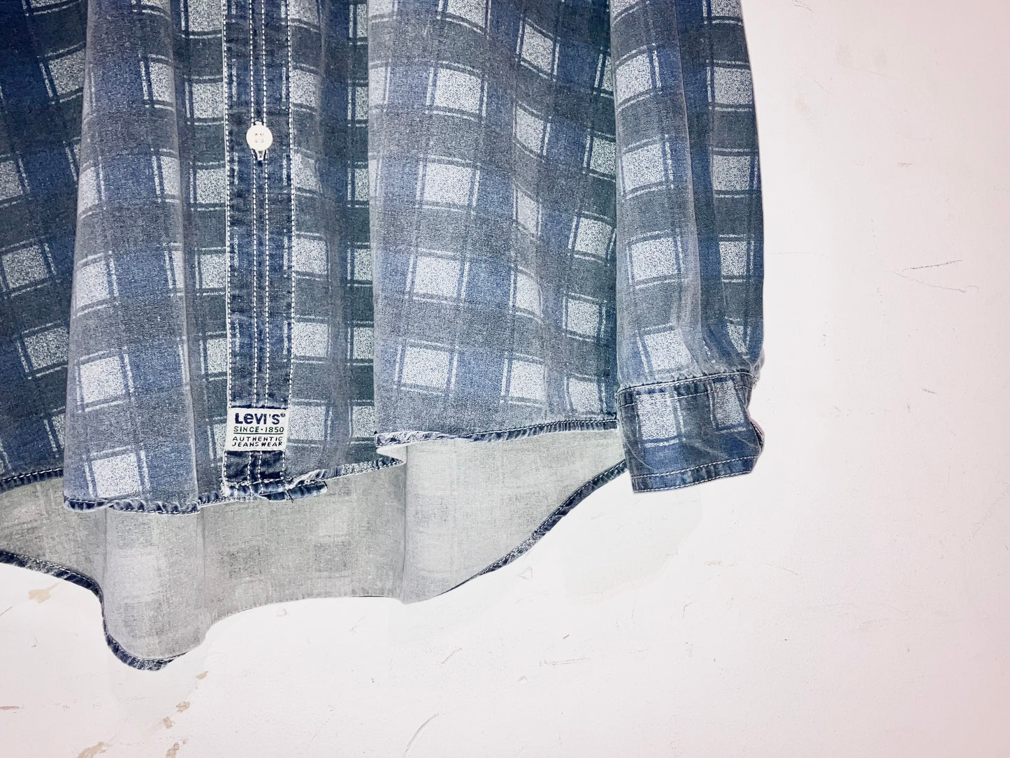 "Levi's" Old Printed Check Shirt