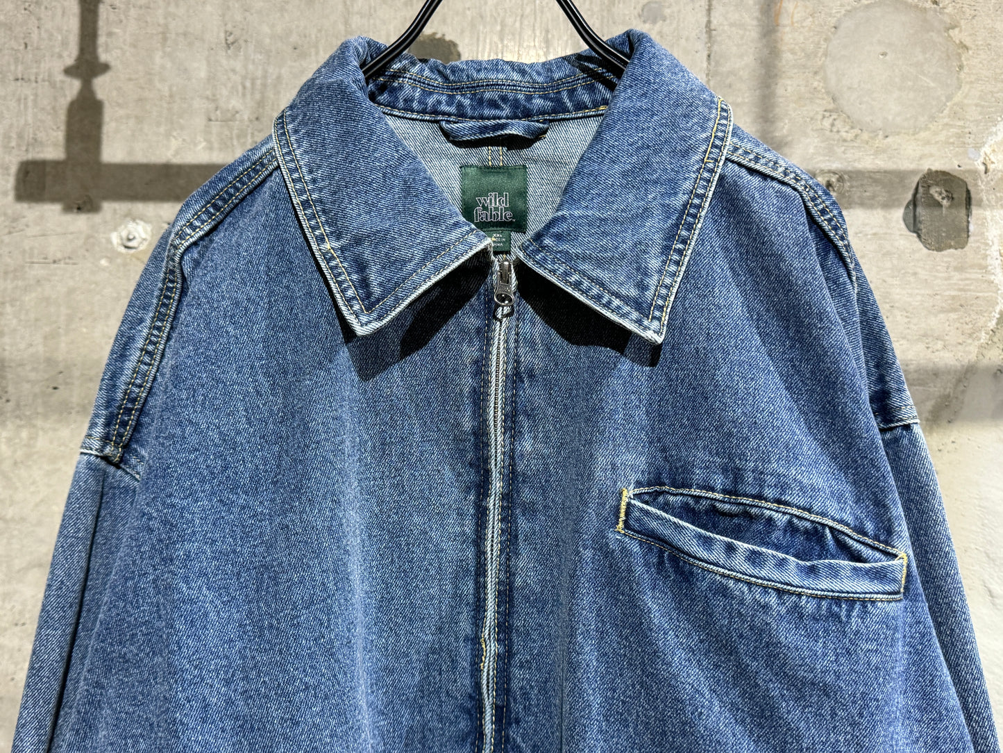 10s Denim Zip-Up Jacket