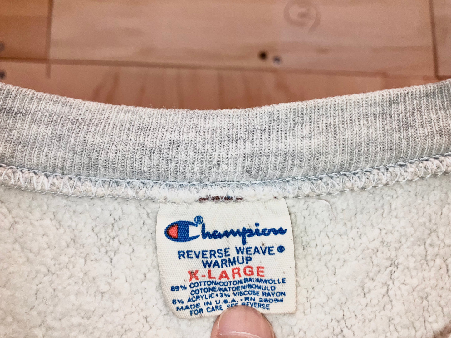 "Chmpion" Vintage REVERSE WEAVE Printed Sweat