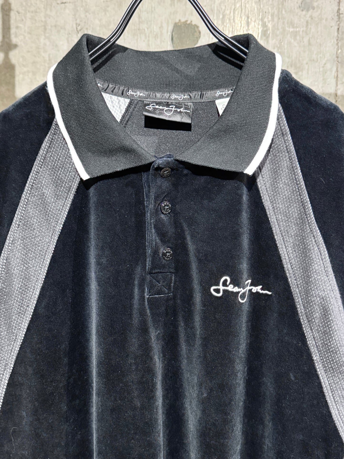Sean John Velour Polo Shirt