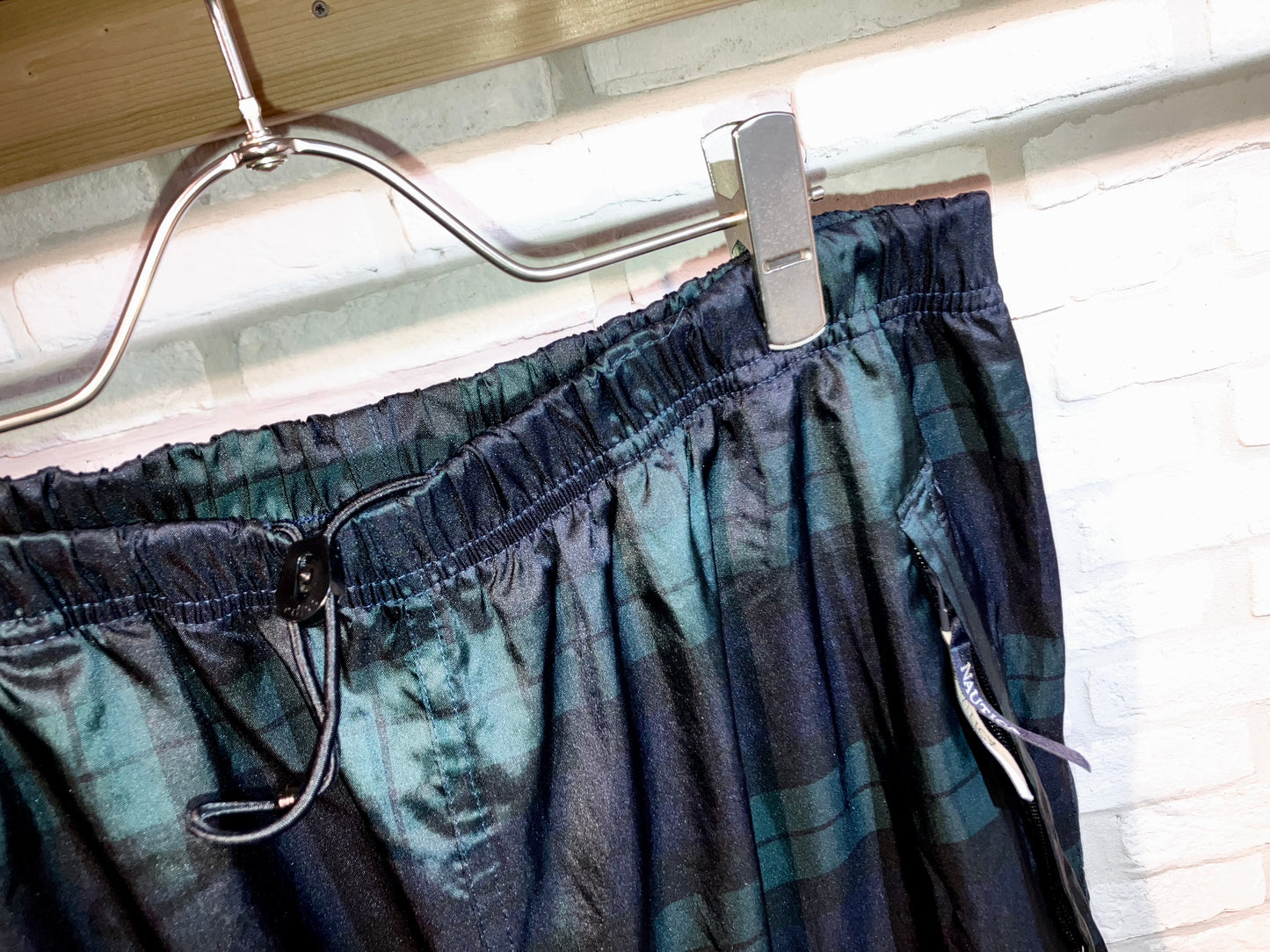 "NAUTICA" Old Super Wide Check Pants