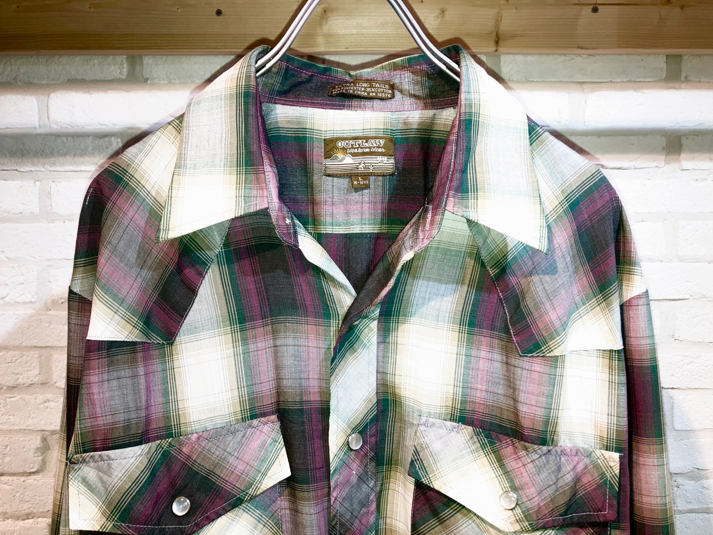 Old Ombre Check Western Shirt