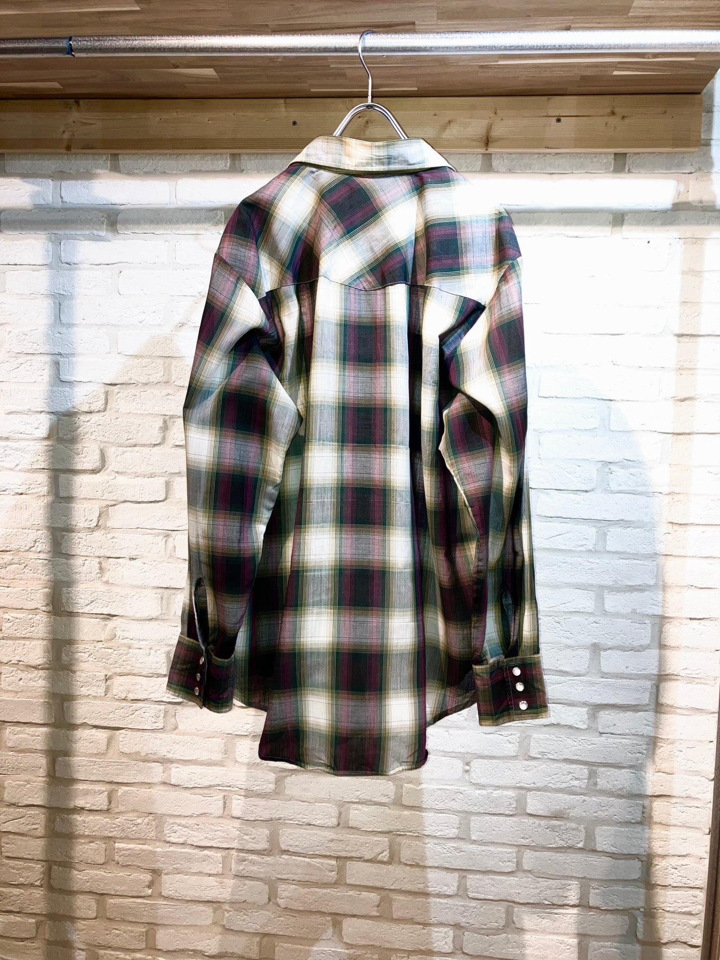 Old Ombre Check Western Shirt