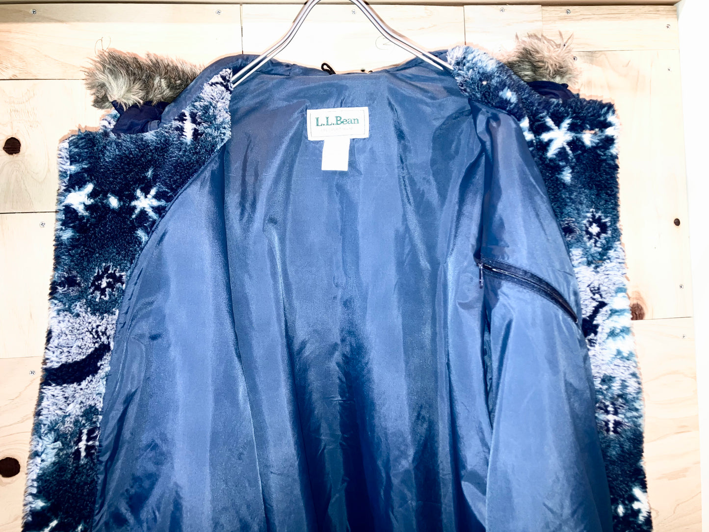 "L.L.BEAN" Old Design Boa Hoodie Coat