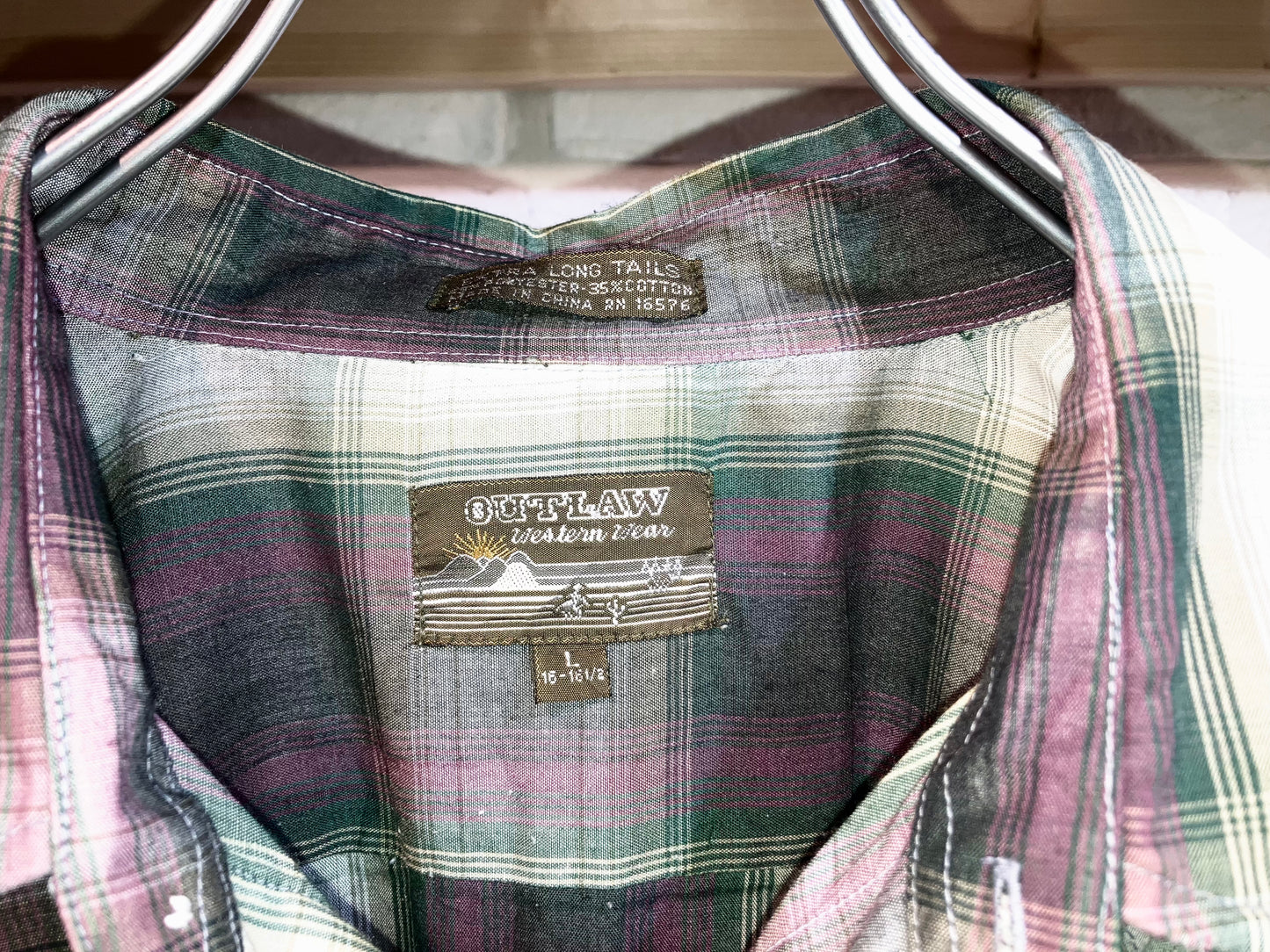 Old Ombre Check Western Shirt