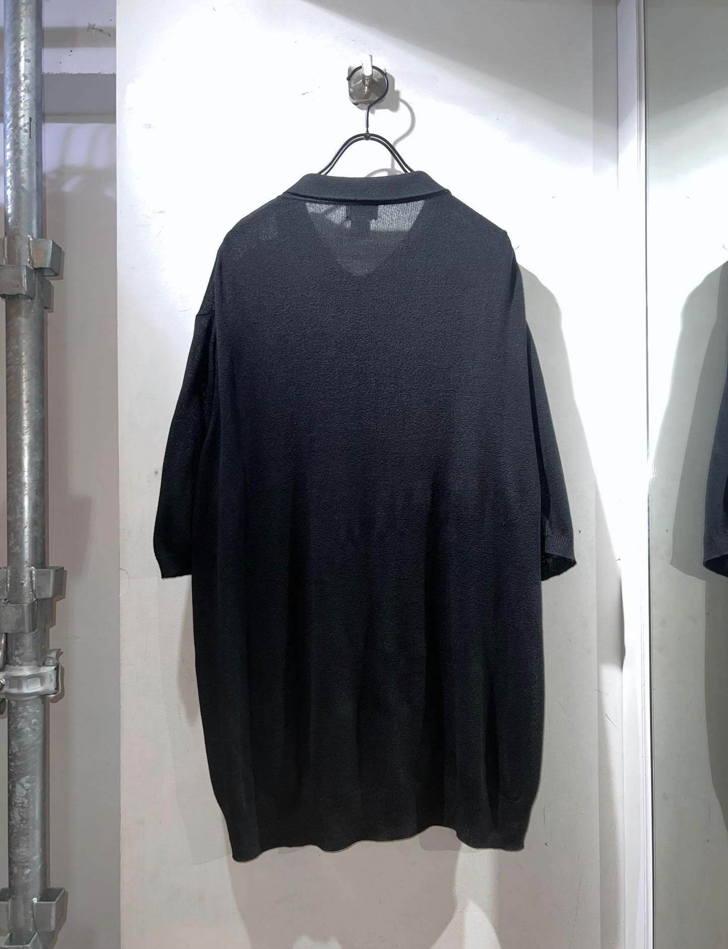Old Italy Made Lightweight Knitted Polo Shirt