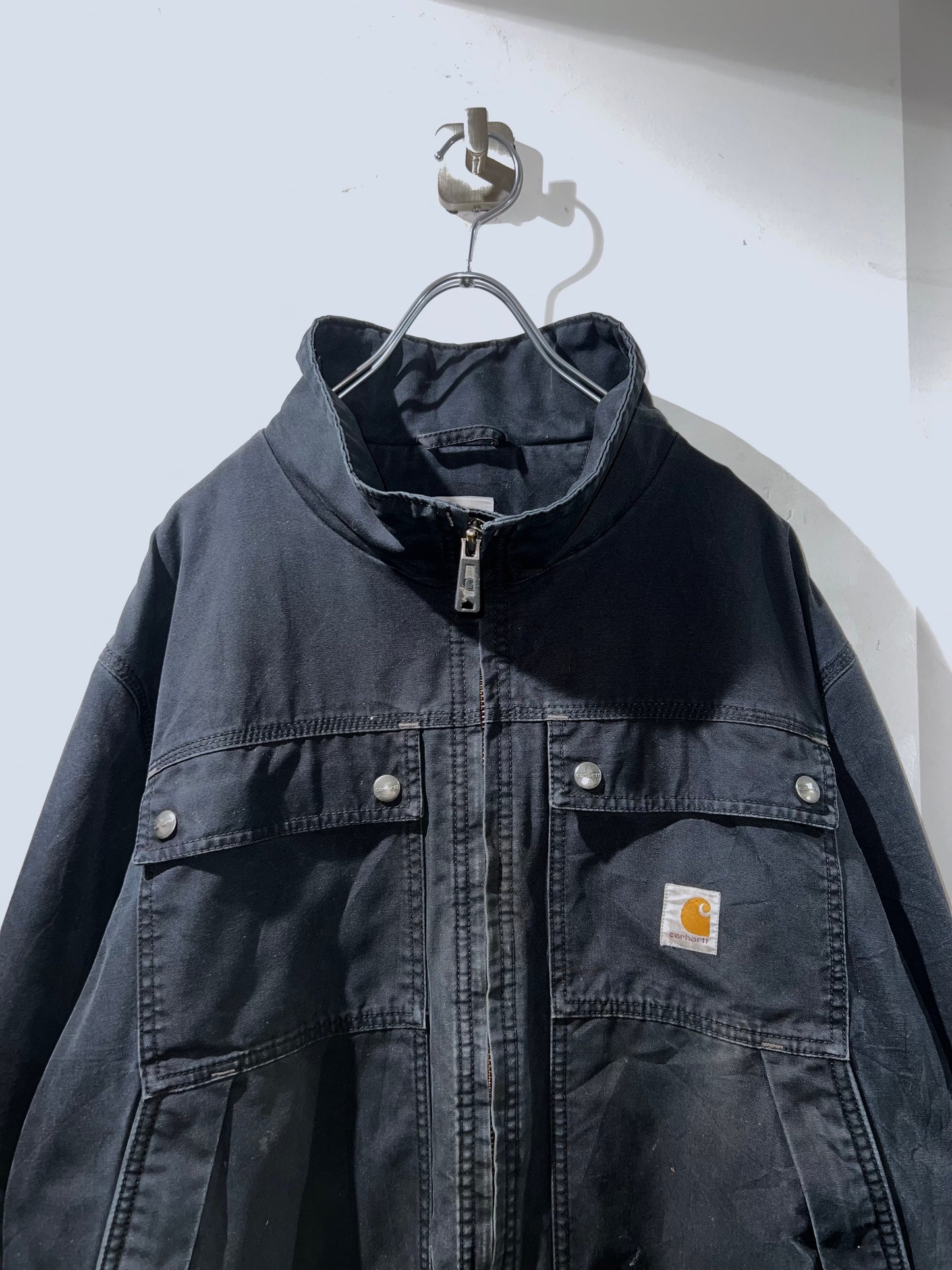 Old Carhartt Stand Collar Worker Jacket