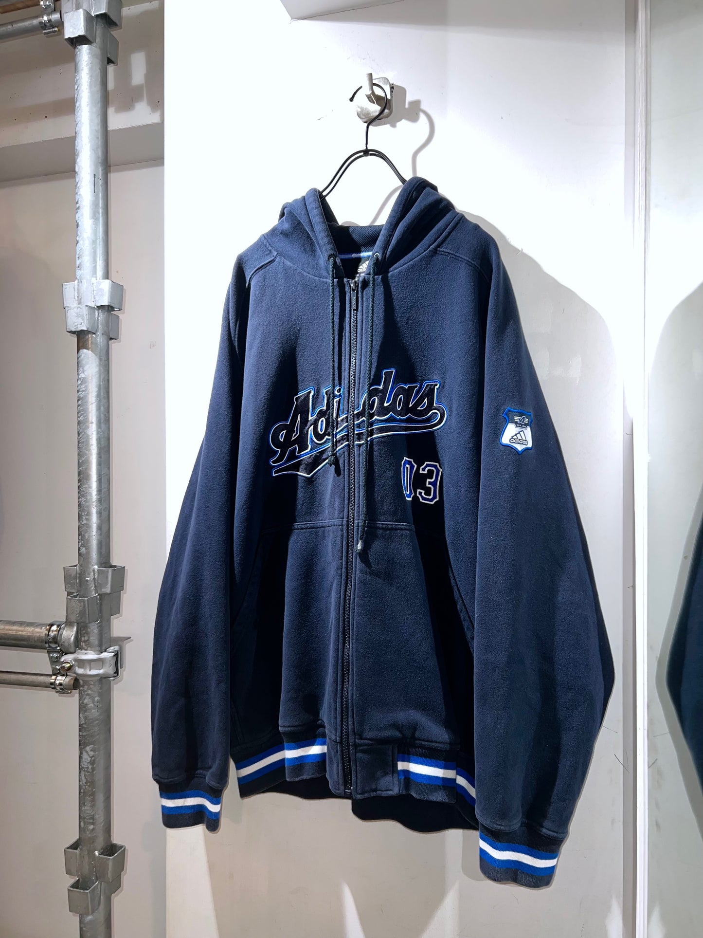 Adidas Team Logo Zip-up Hoodie