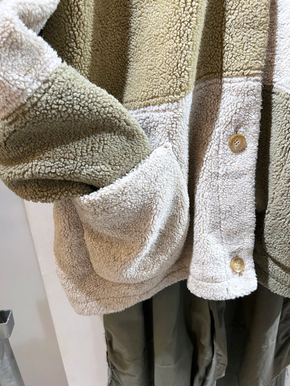 Paneled Fleece Jacket