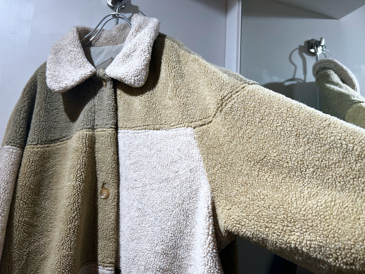 Paneled Fleece Jacket