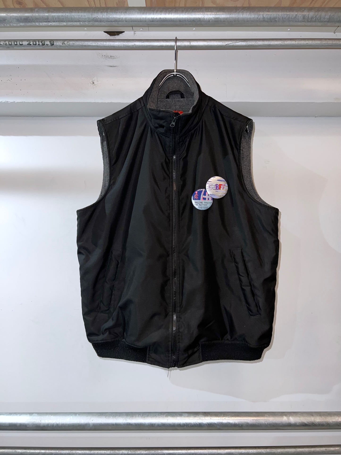'CLEAR-EYED' Fleece-Lined Vest