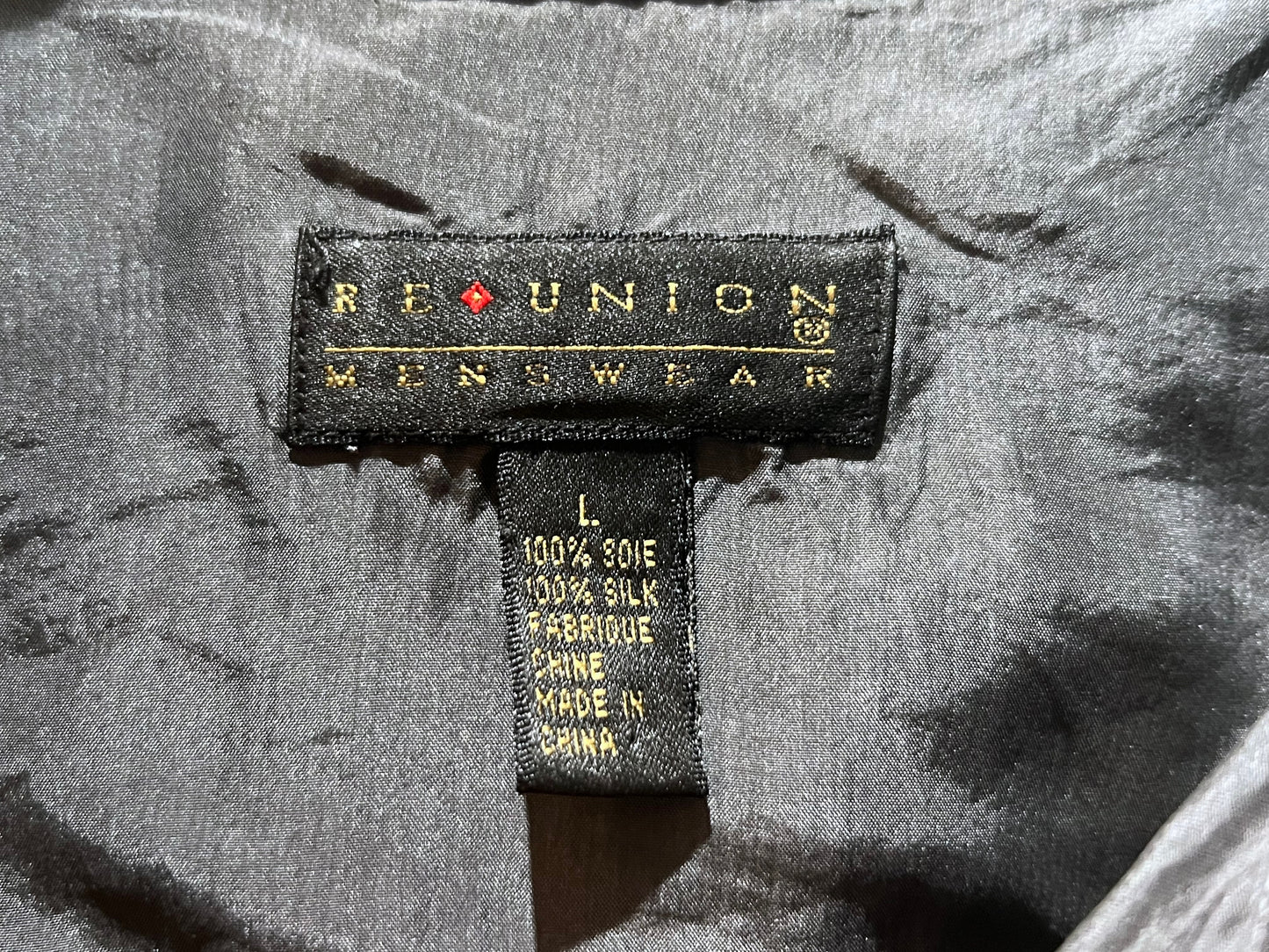 Old Grey Silk Shirt