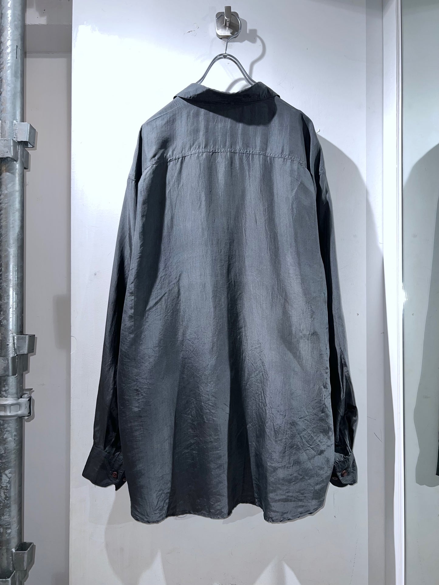 Old Grey Silk Shirt