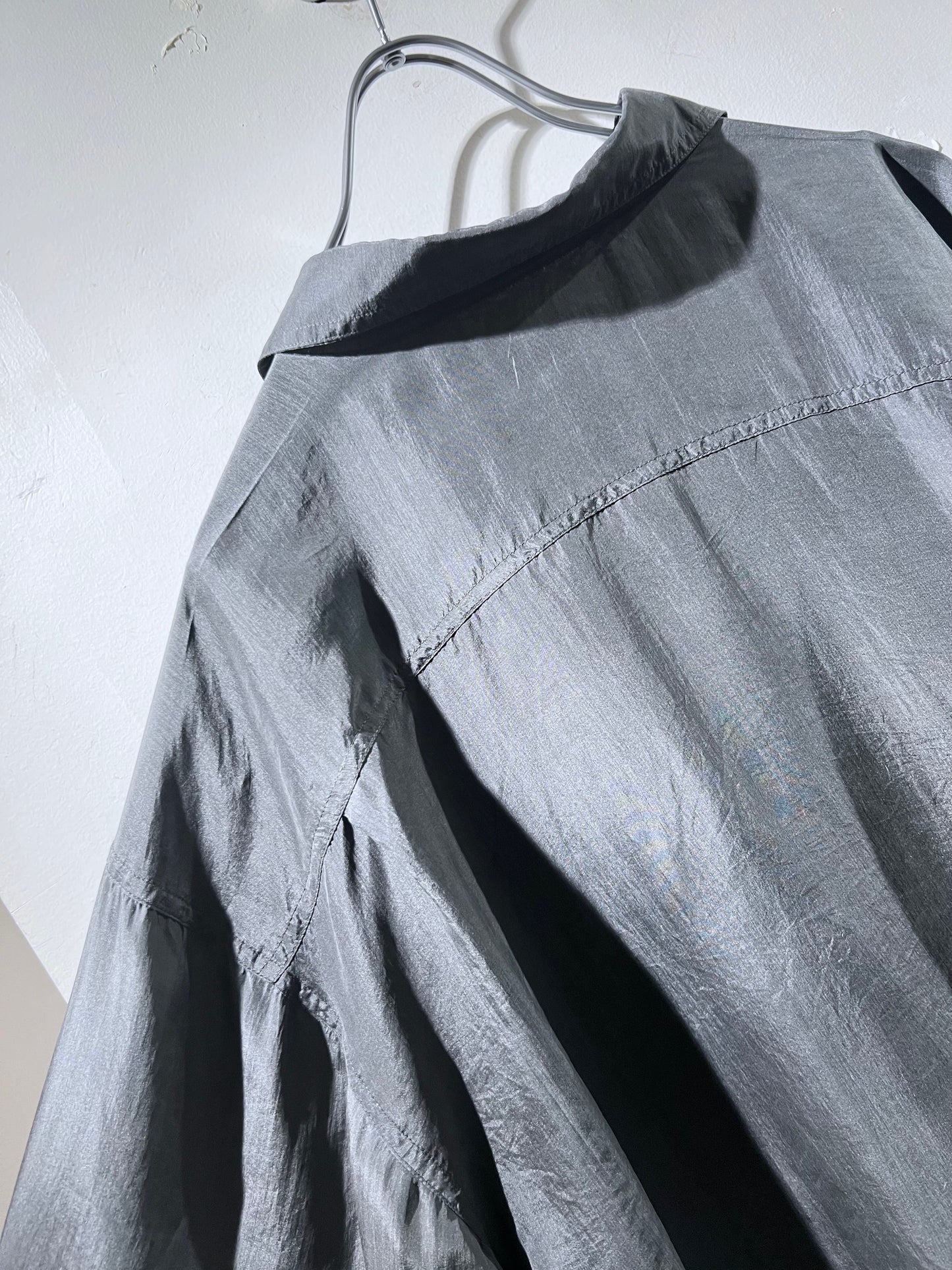 Old Grey Silk Shirt