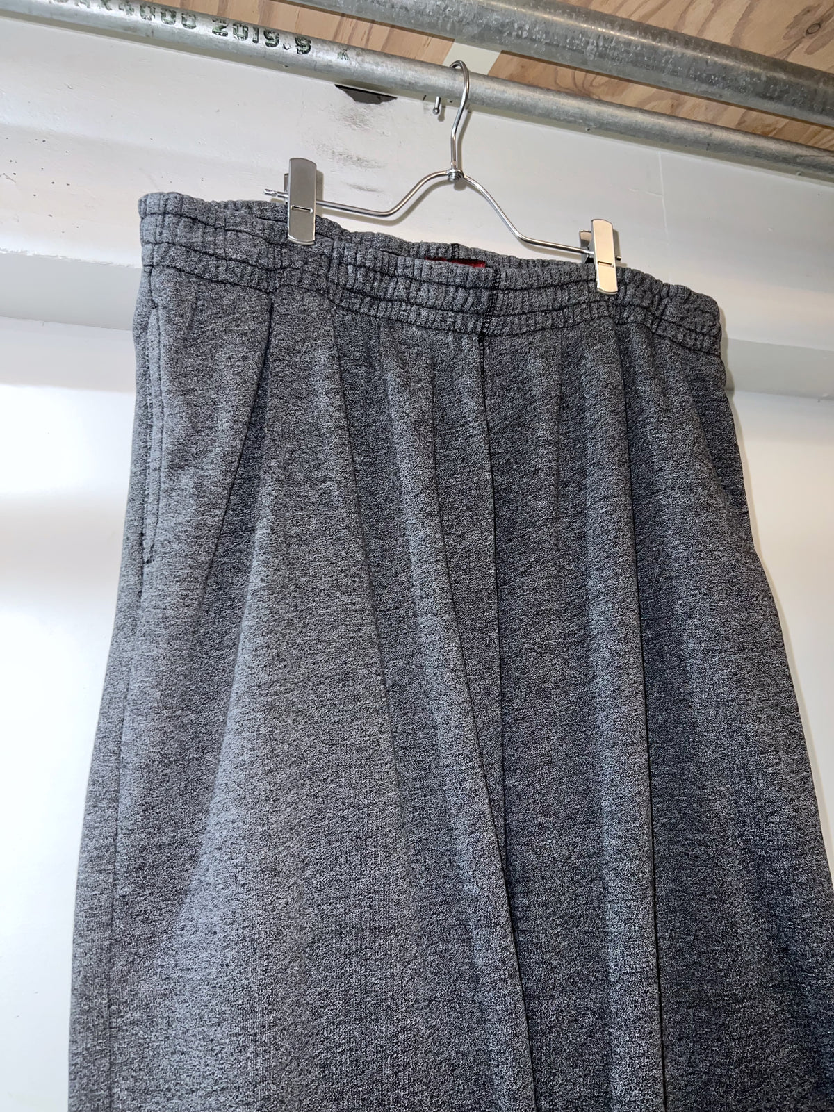 Mix Grey Loose Baggy Fleece Pants