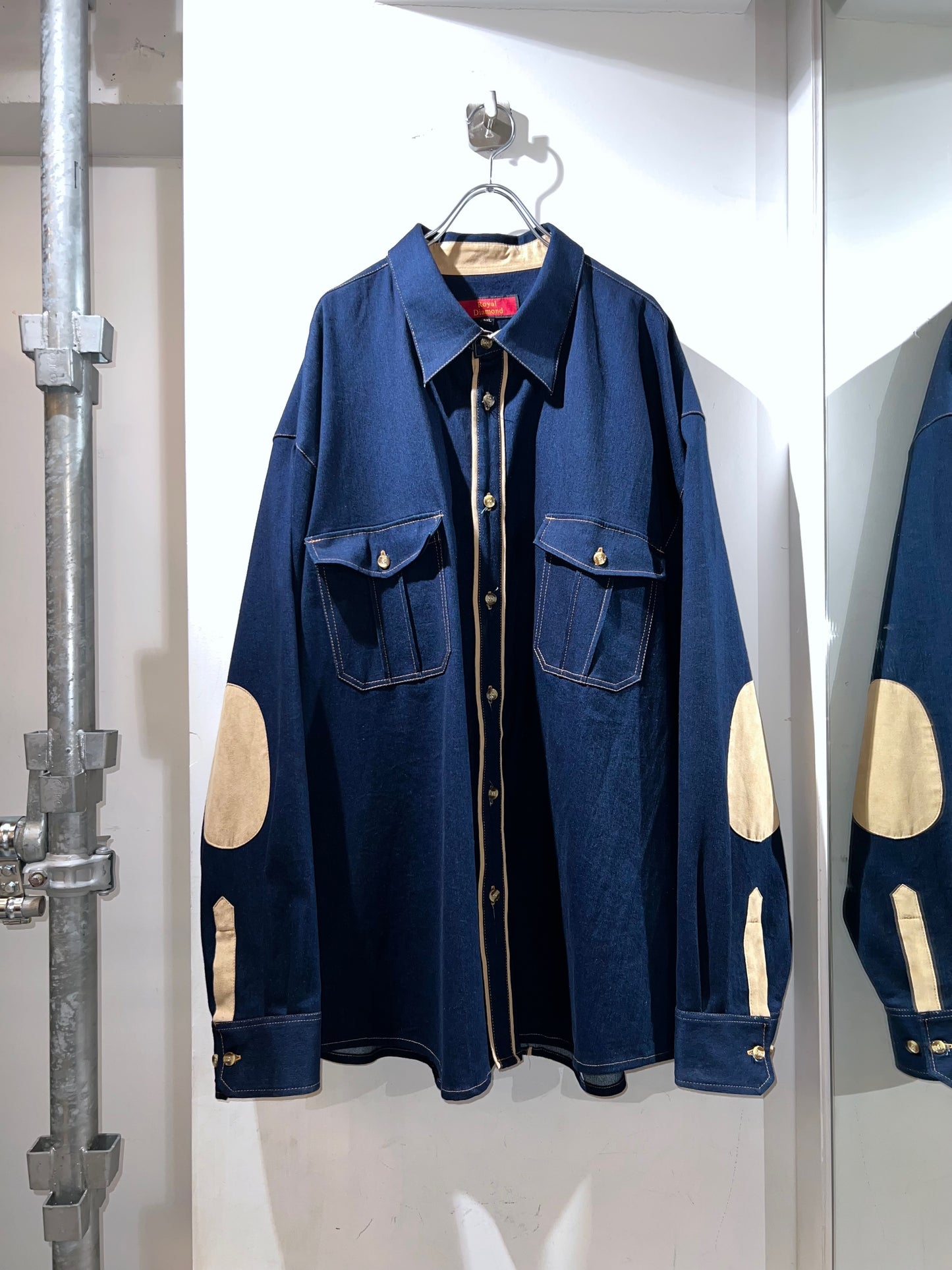 00s Oversized Design Outer Shirt