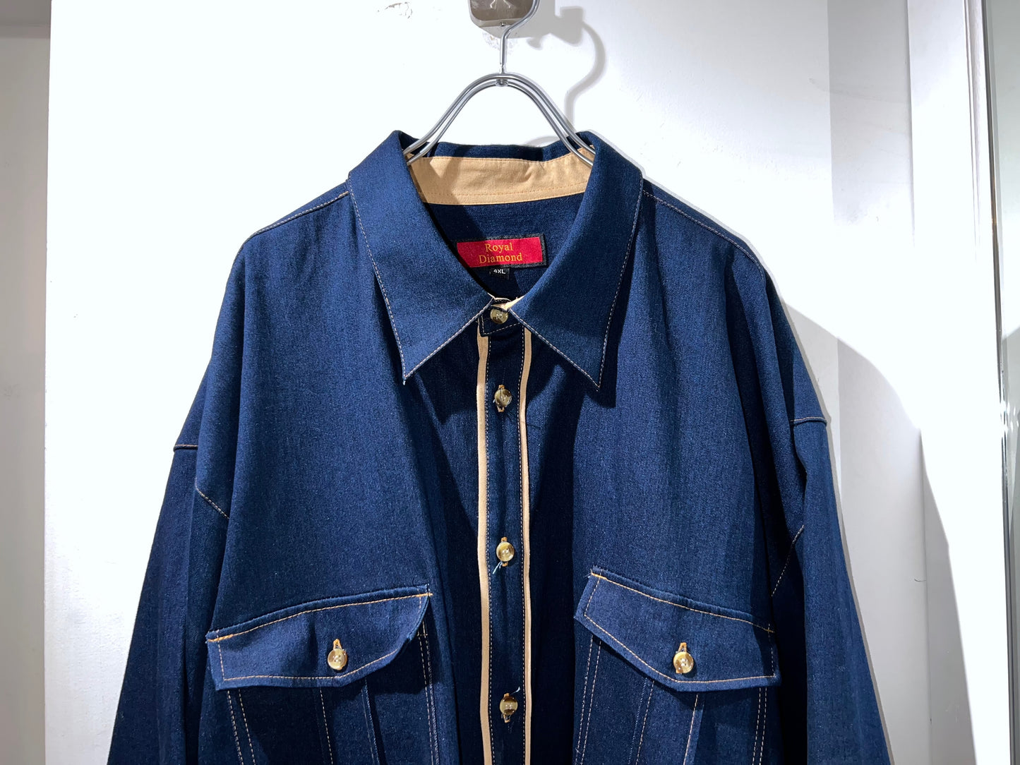 00s Oversized Design Outer Shirt