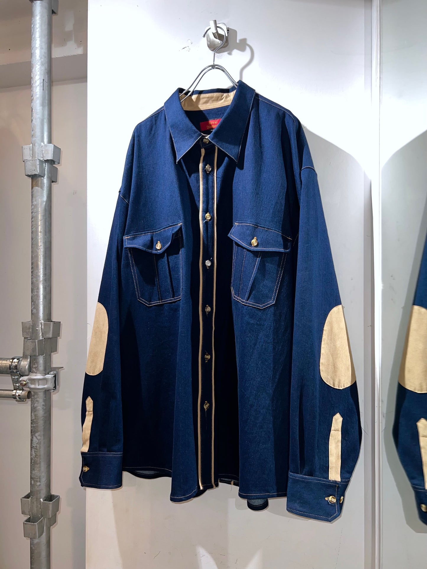 00s Oversized Design Outer Shirt