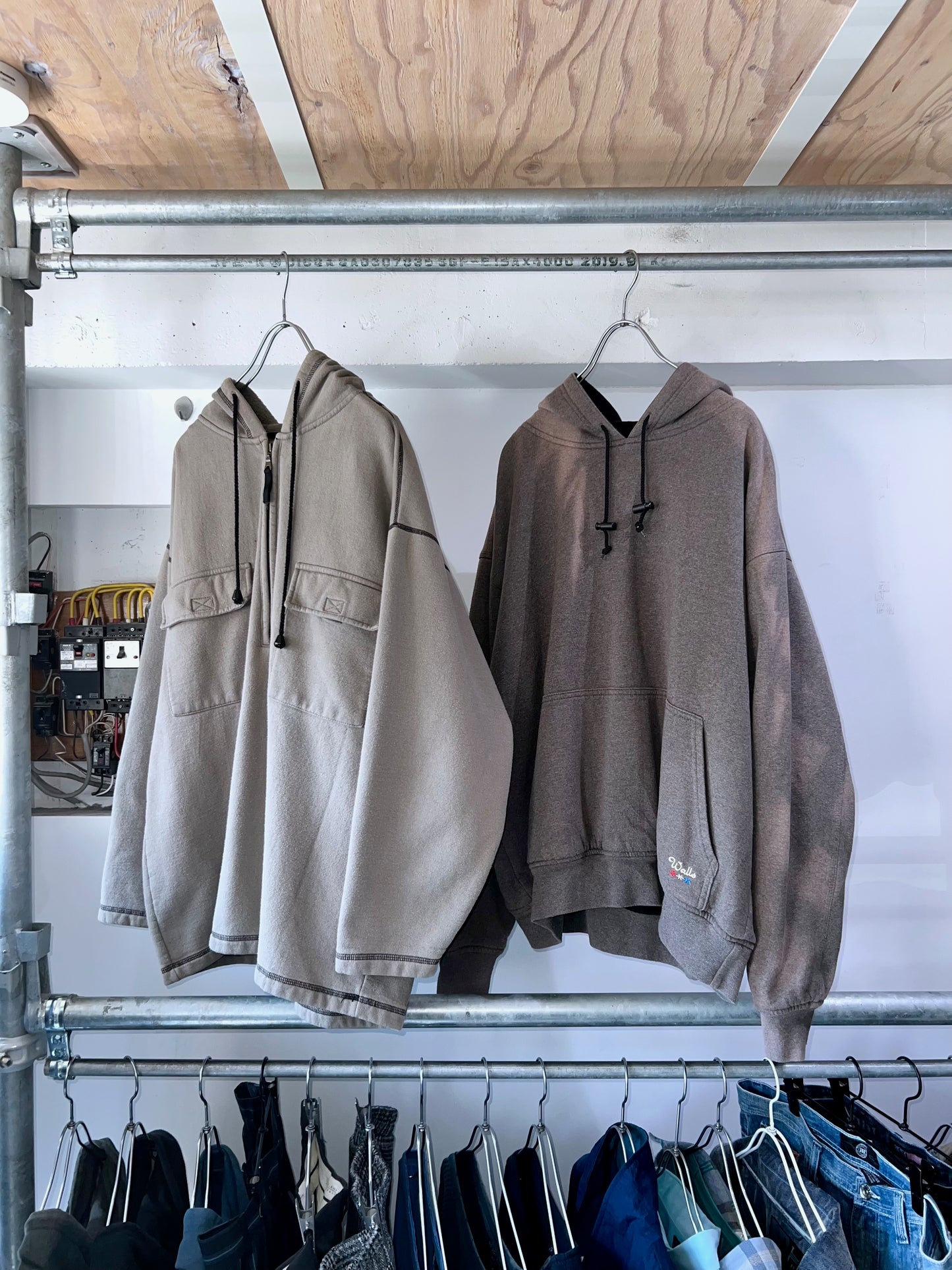 00s Vintage Half Zip Design Sweatshirt