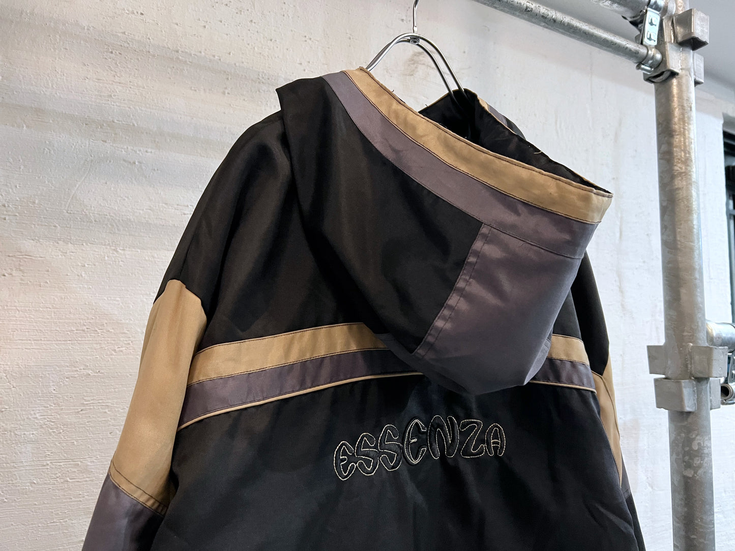 old Euro Essenza Quilt-Lined Colorblock Jacket