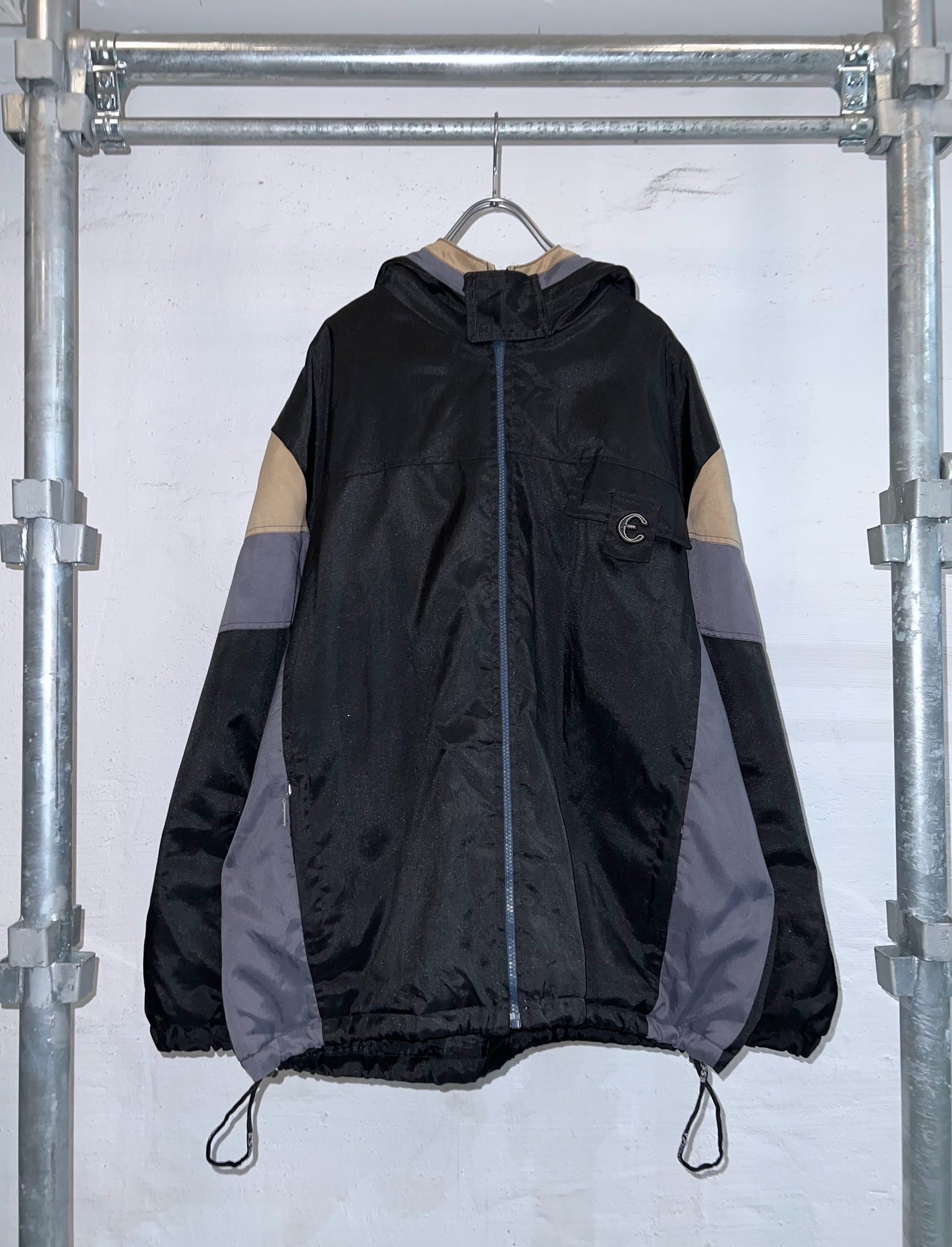 old Euro Essenza Quilt-Lined Colorblock Jacket