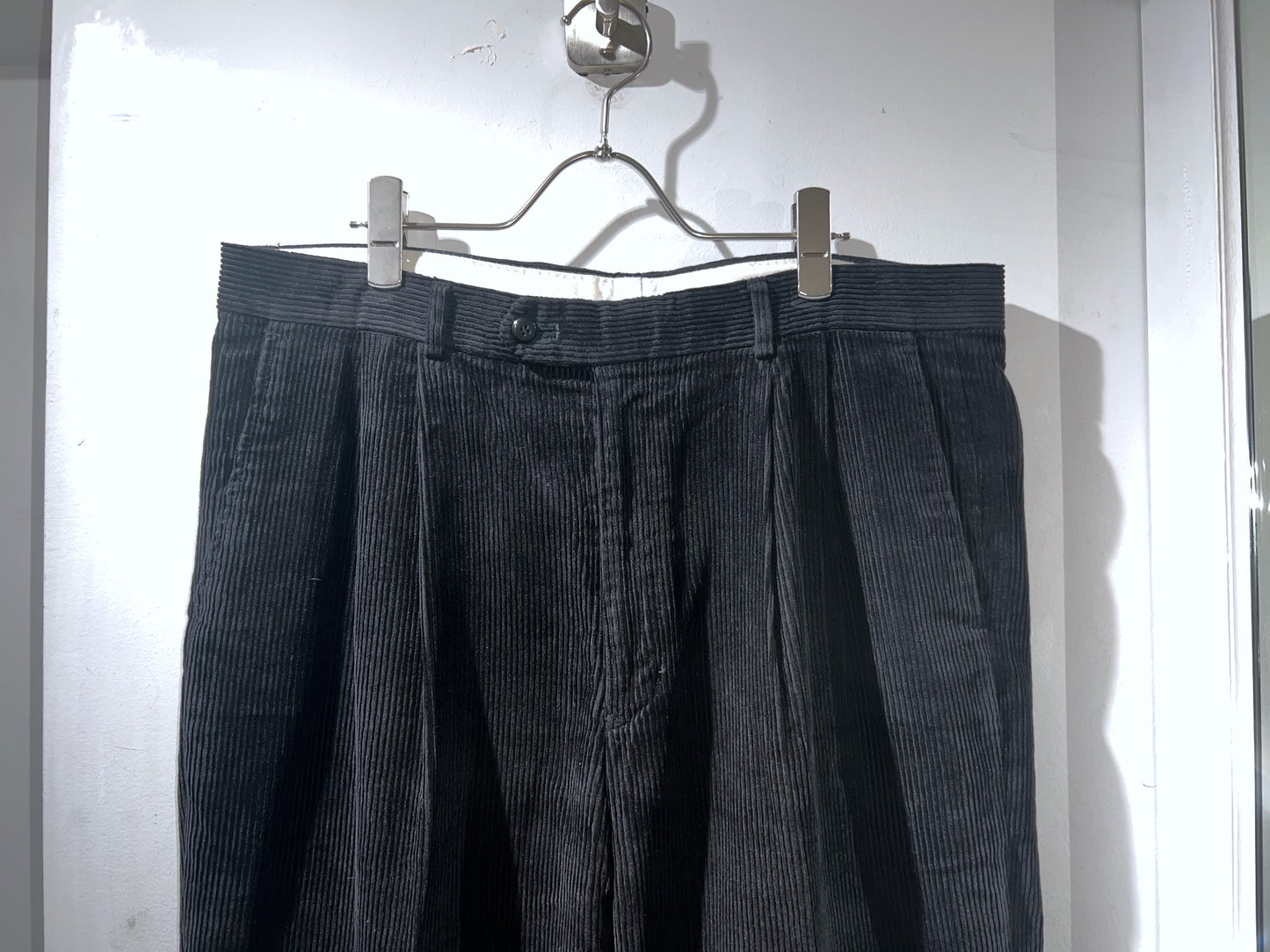 Old Black Cord Trousers