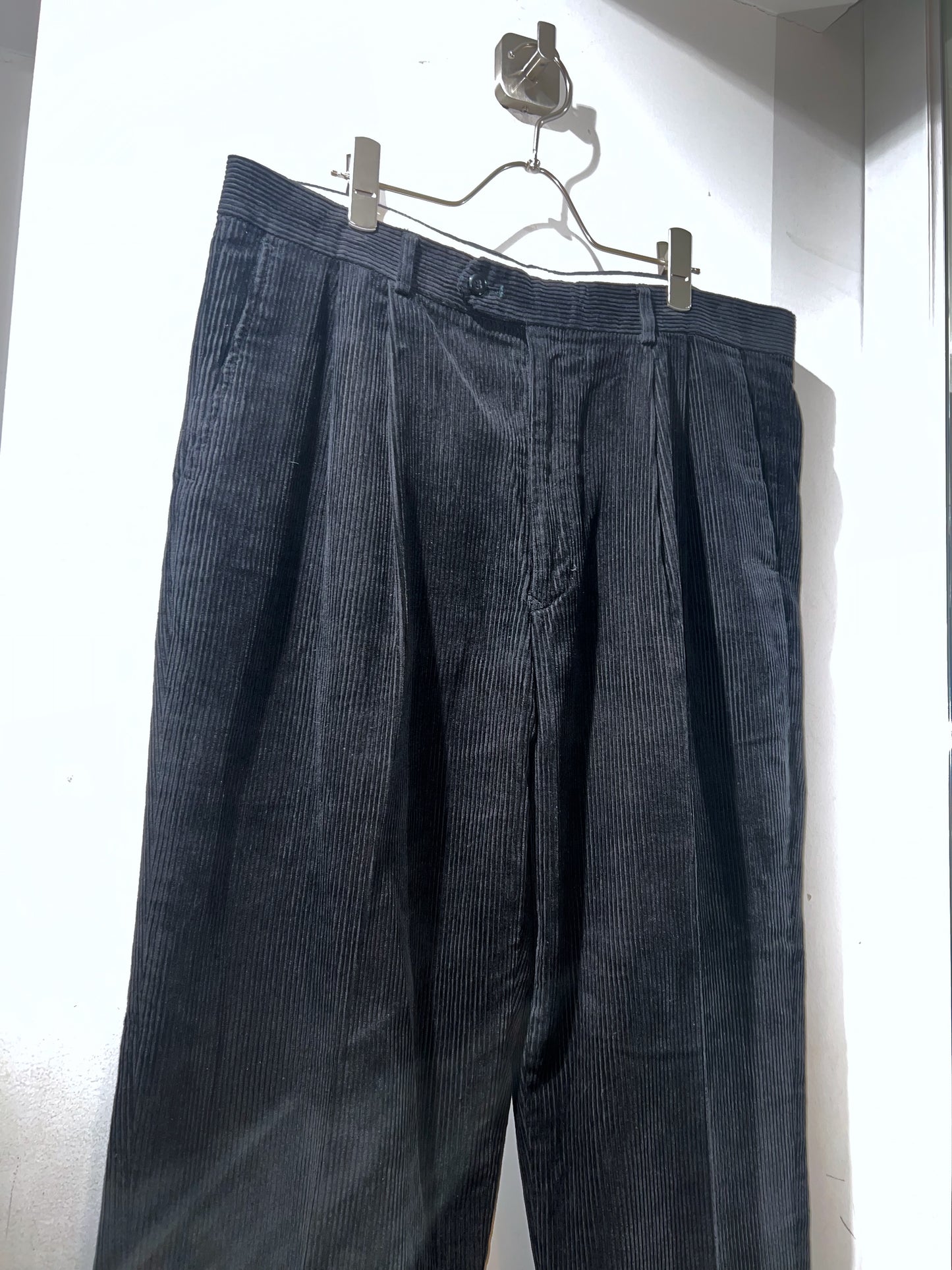 Old Black Cord Trousers