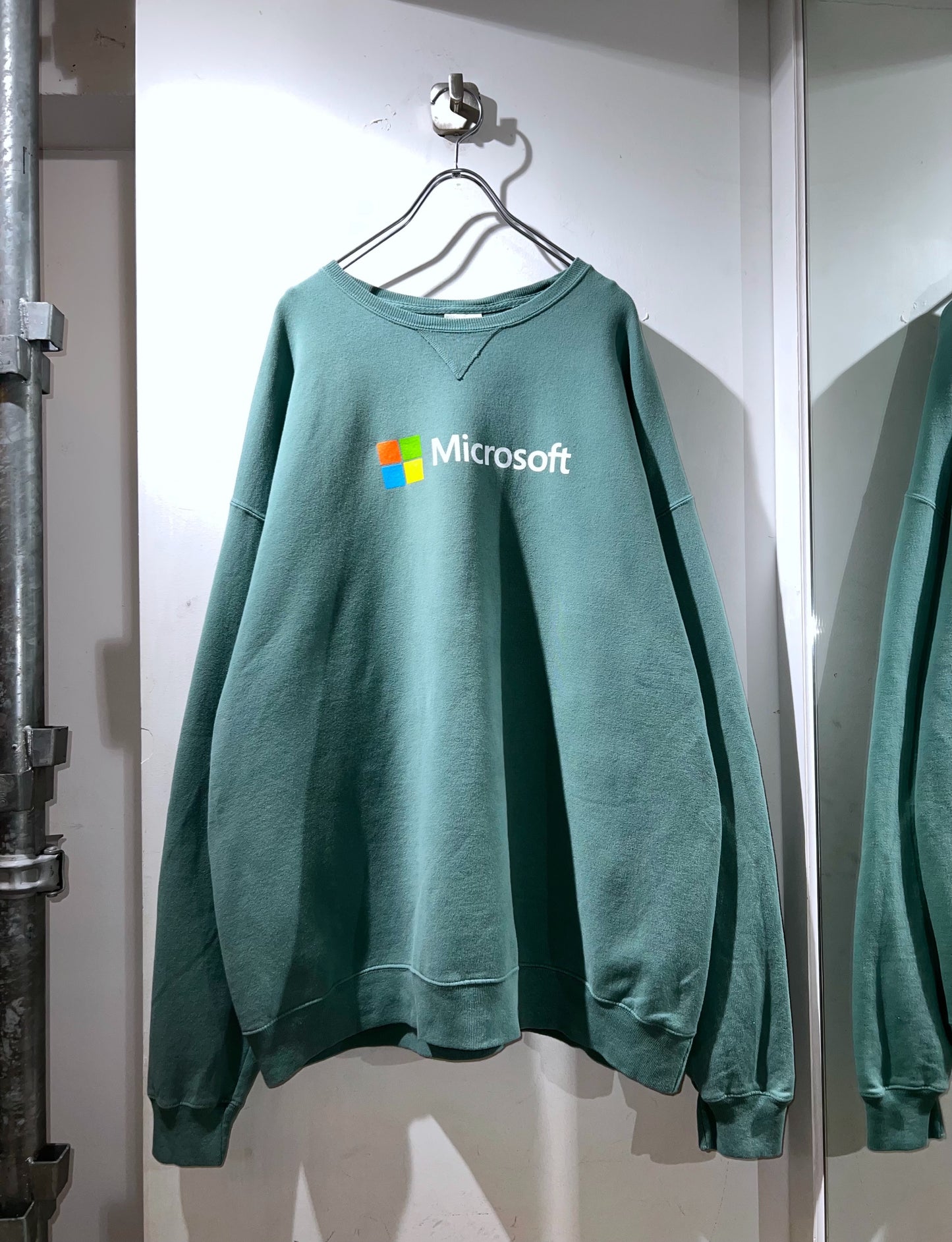 "Deadstock" Microsoft Crewneck Sweatshirt Green