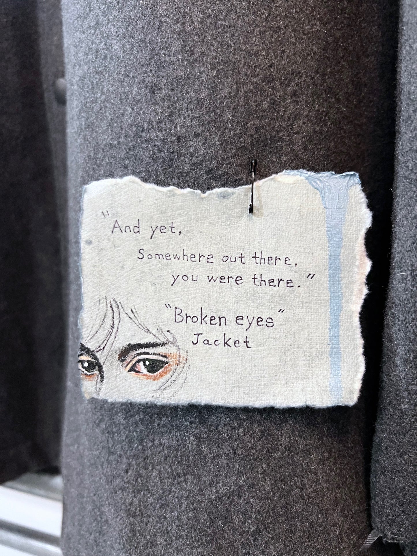 'CREAR-EYED' Broken eyes Jacket