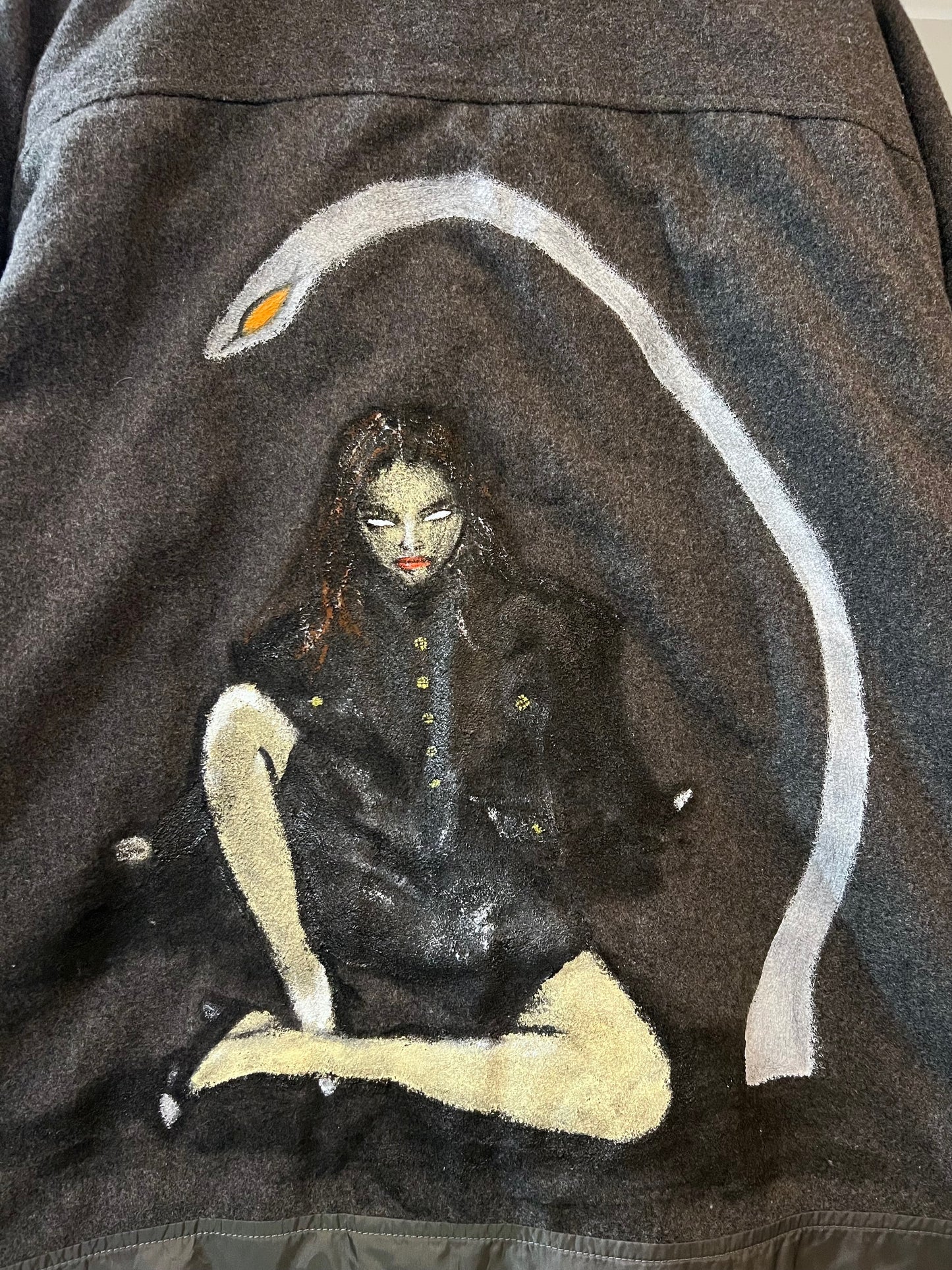 'CREAR-EYED' Broken eyes Jacket