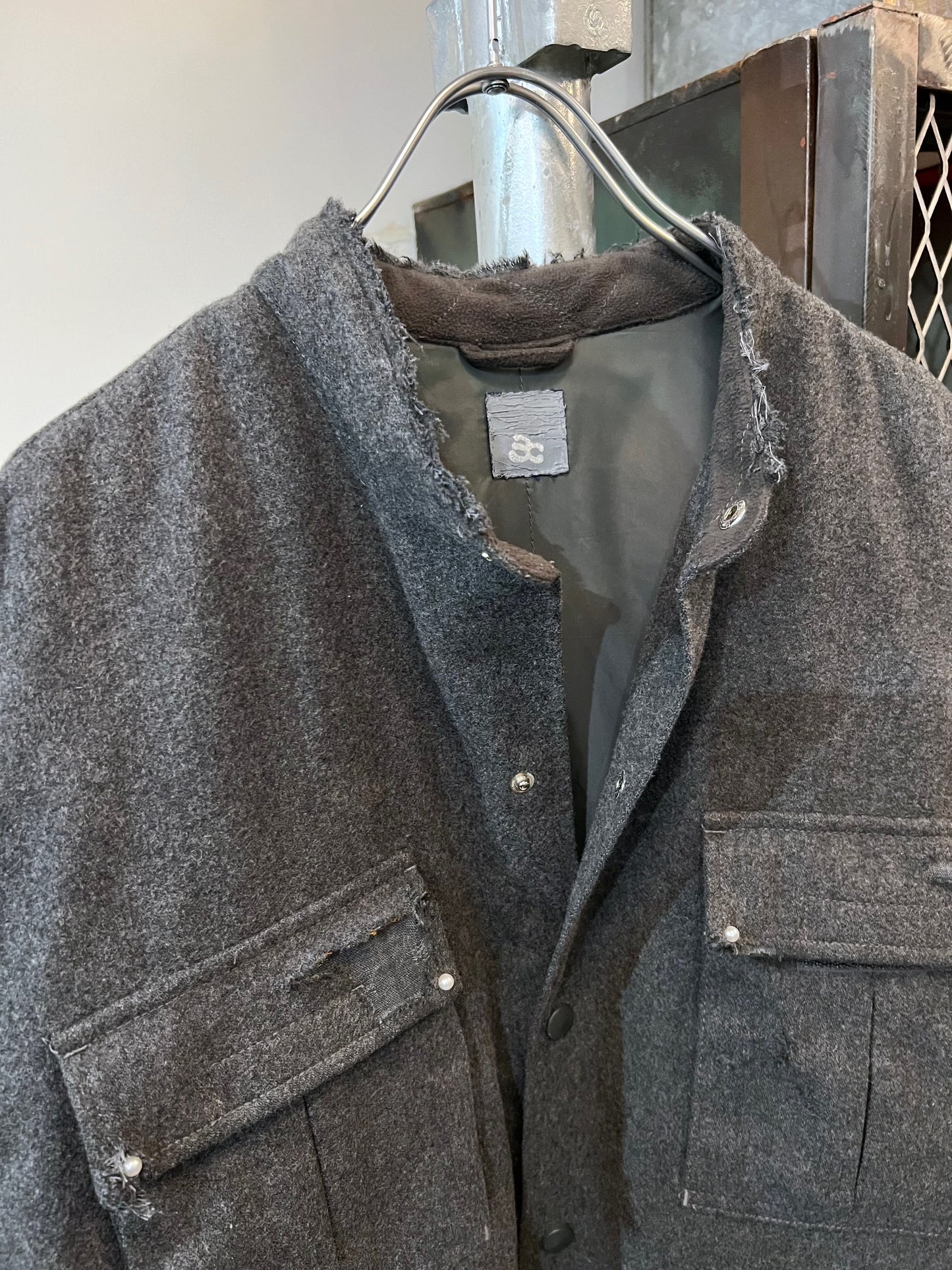 'CREAR-EYED' Broken eyes Jacket