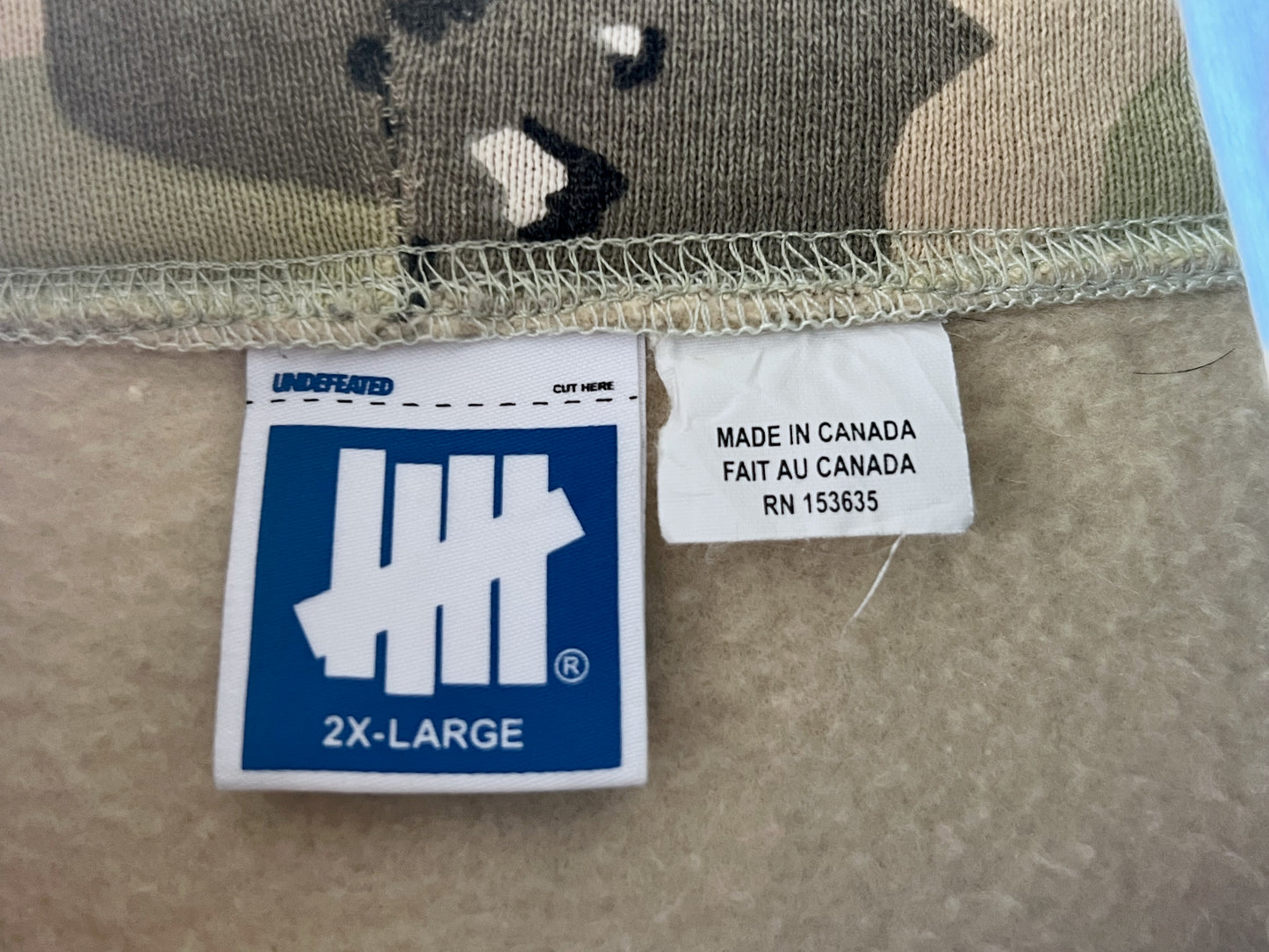 UNDEFEATED Camouflage Hoodie
