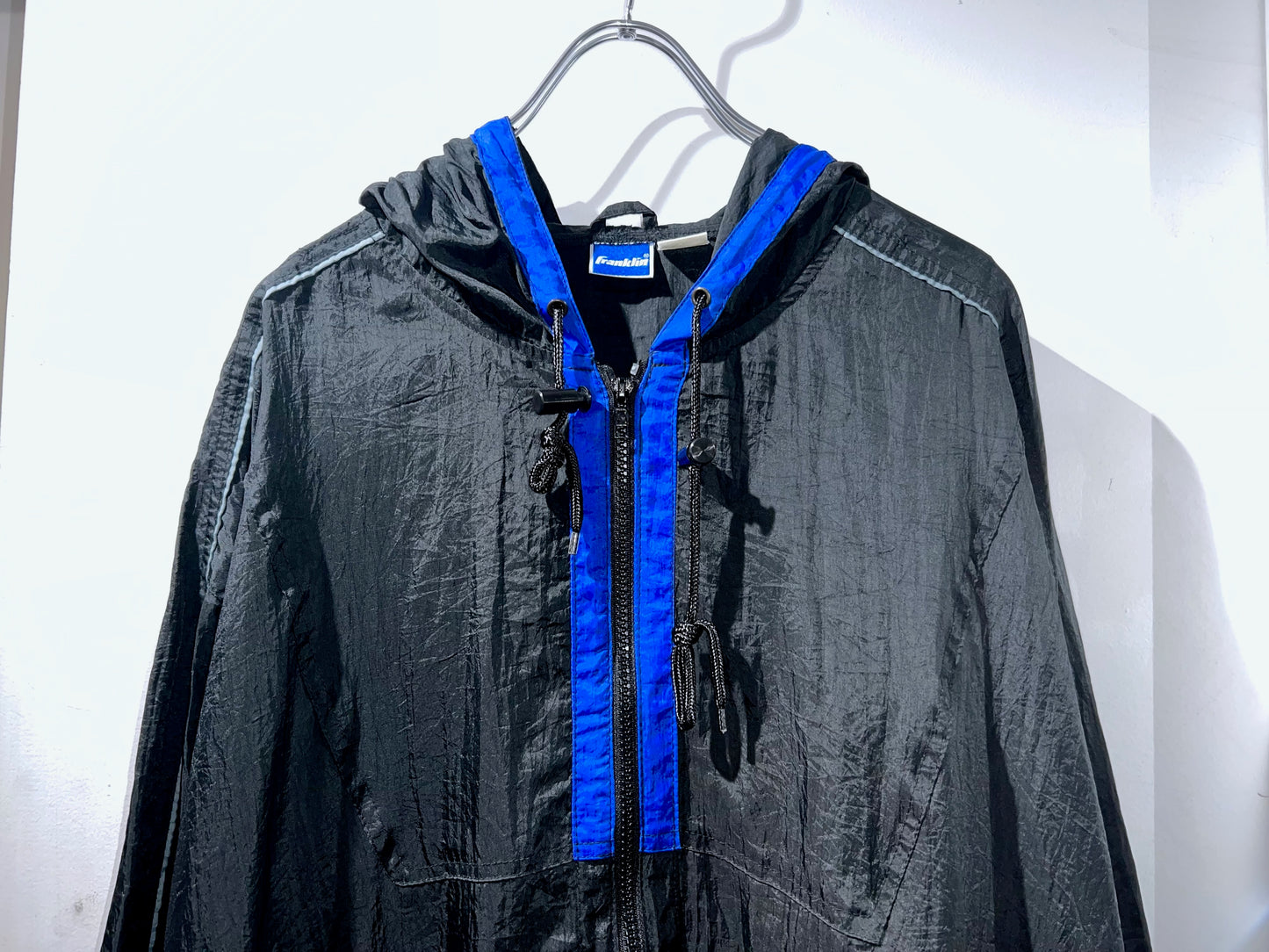 90s Franklin Hooded Nylon Jacket