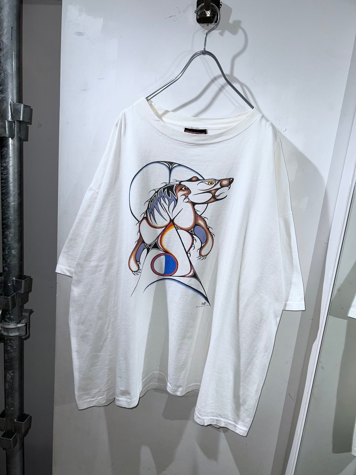 90s Vintage Graffiti Man Printed Tee