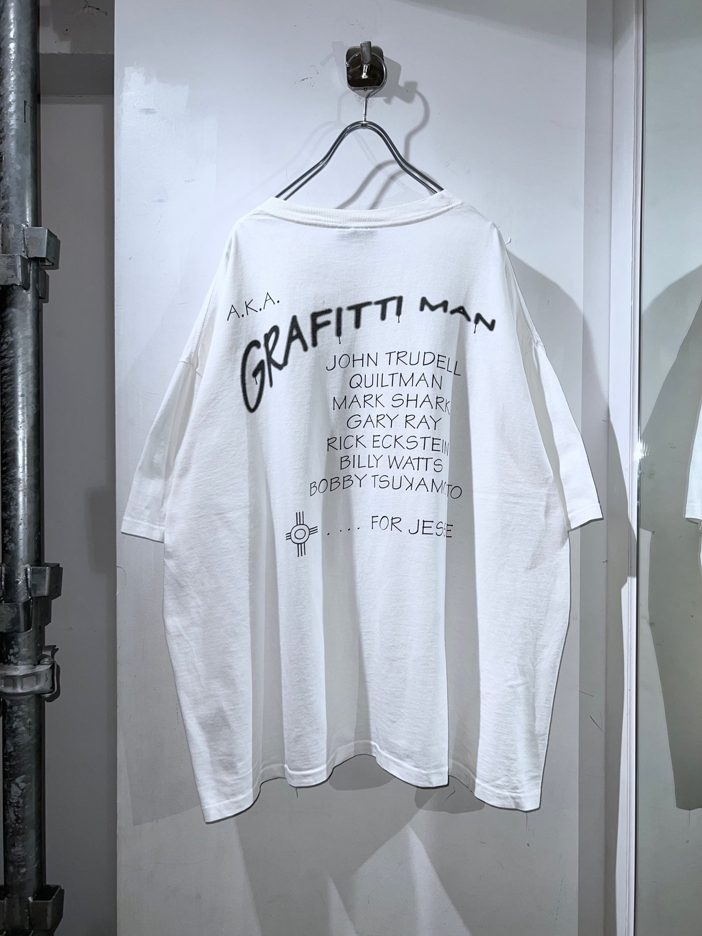 90s Vintage Graffiti Man Printed Tee