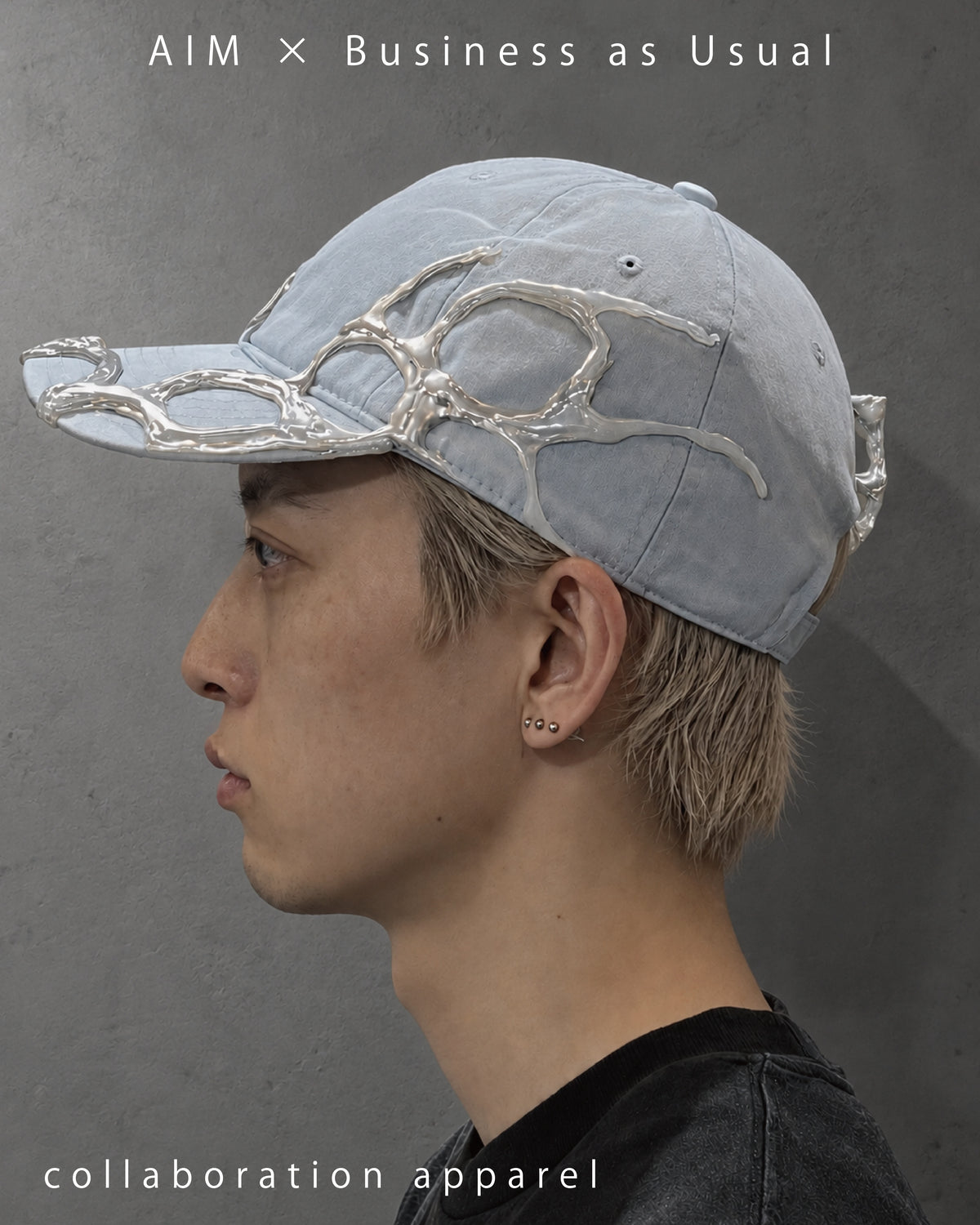 AIM × BAU Liquid Chrome Cap