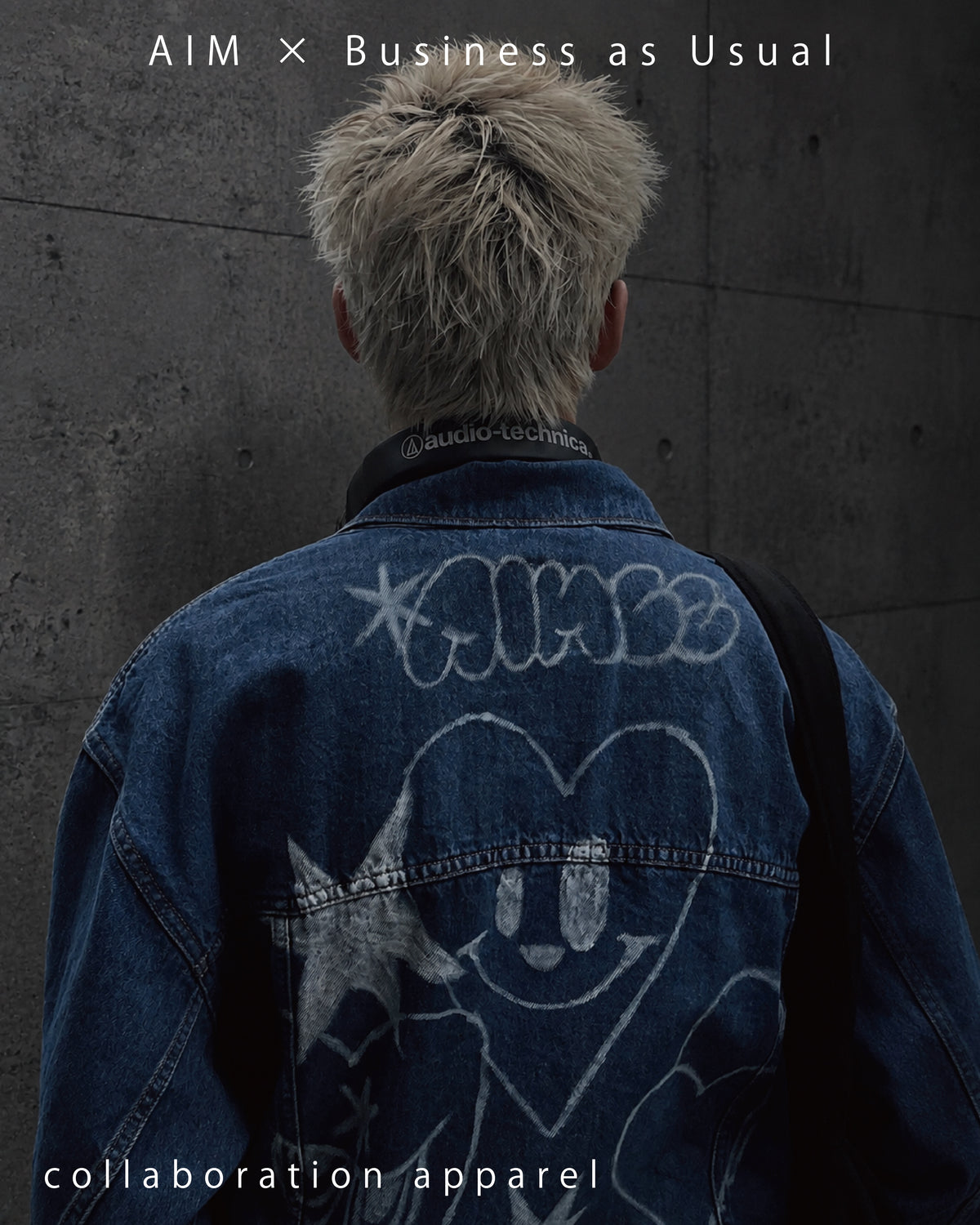 AIM × BAU Hand Painted Denim Jacket
