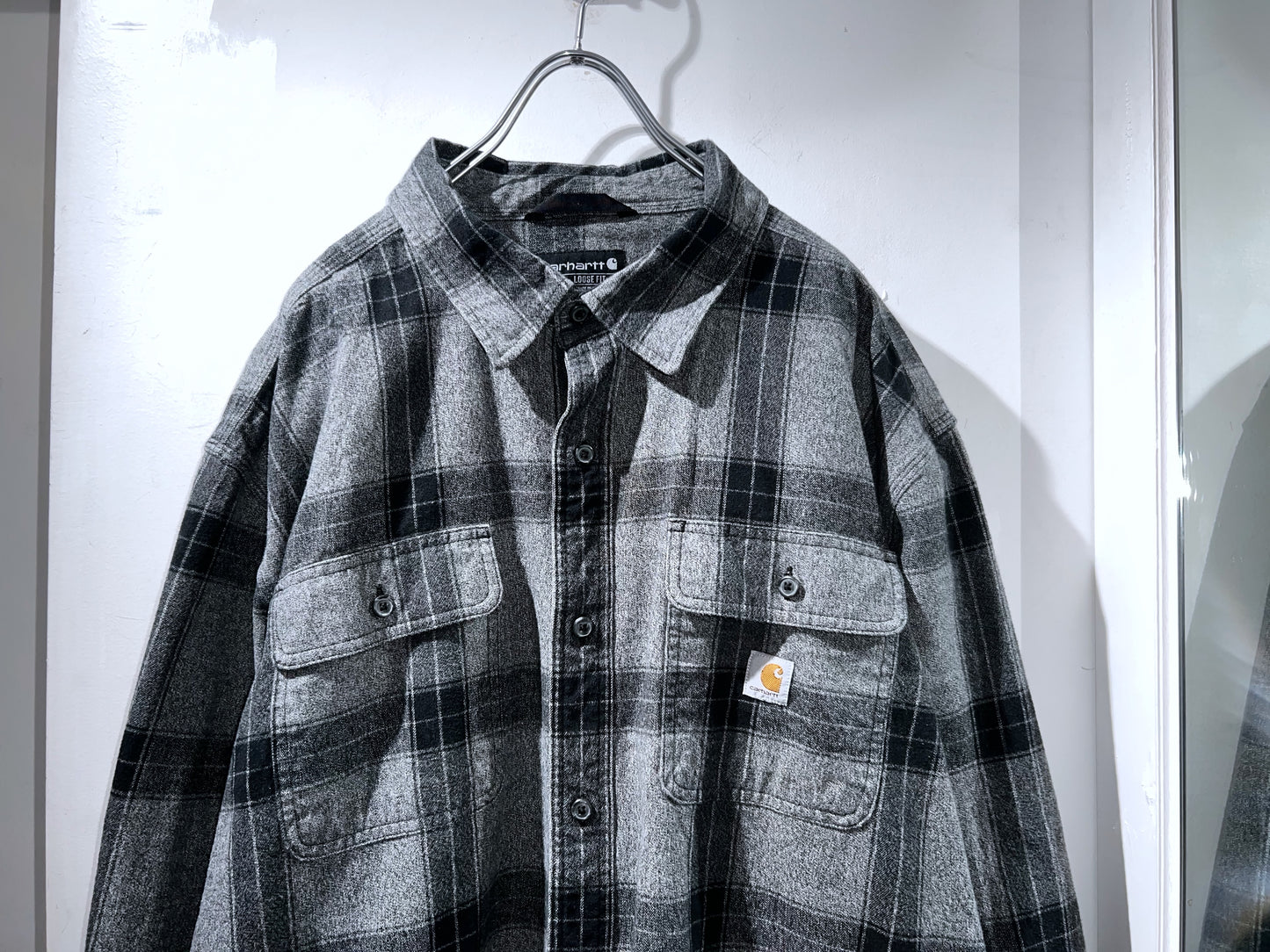 Carhartt Plus-sized Heavy Weight Plaid Shirt