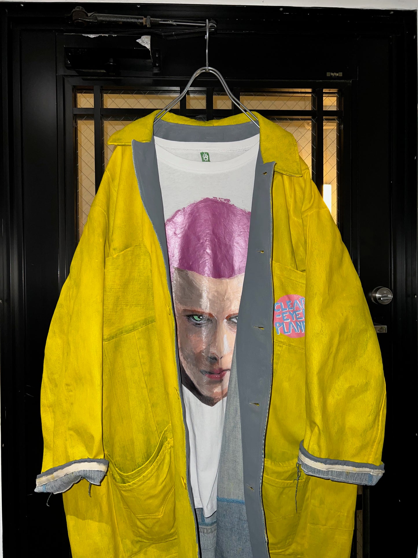 'CLEAR-EYED' Denim Over Coat