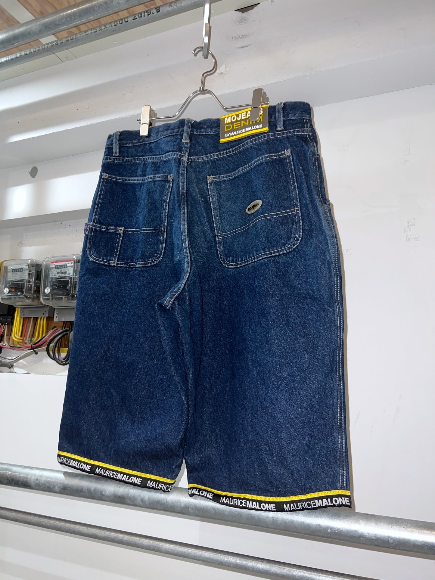 Maurice Malone Wide Denim Shorts