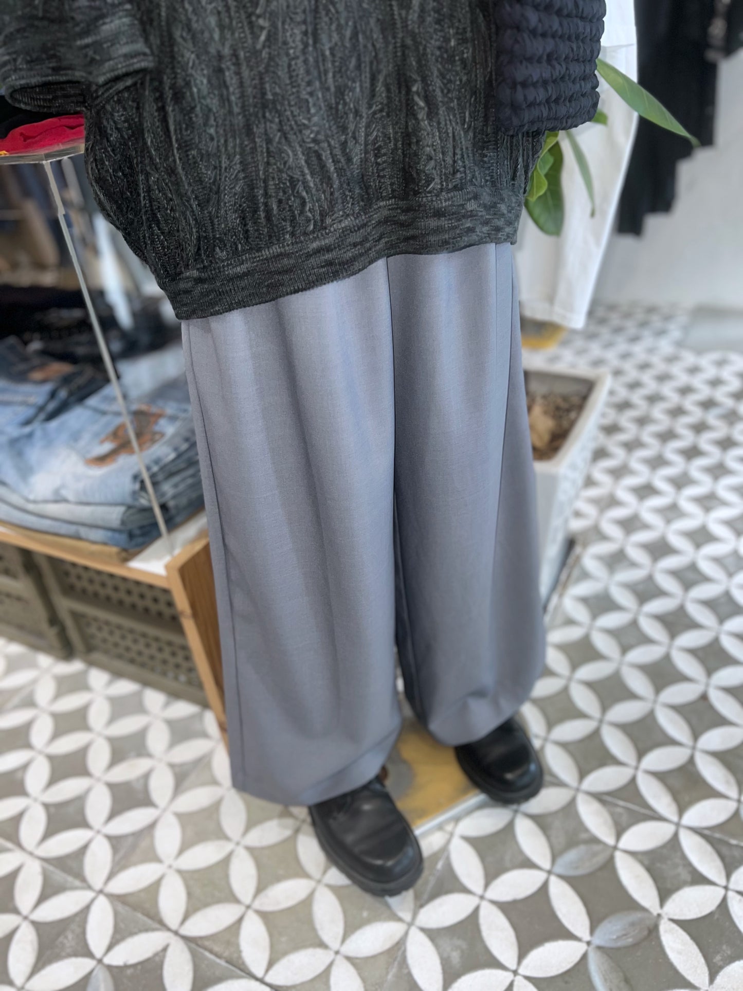 NoBo Barrel Leg Drape Easy Trousers