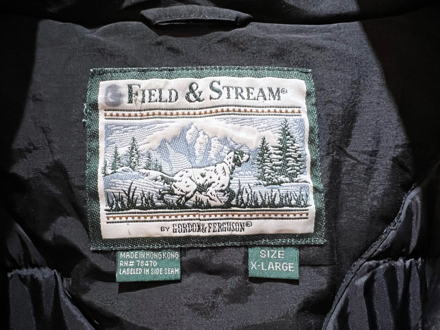old Field & Stream Colorblock Filling Jacket
