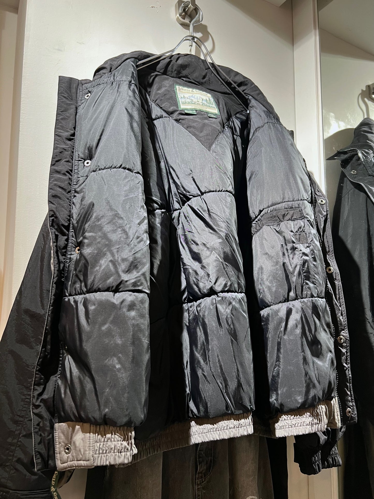 old Field & Stream Colorblock Filling Jacket