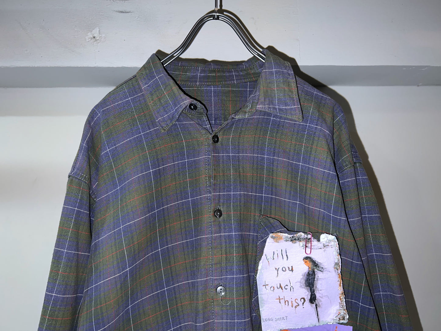 CLEAR-EYED "Will you touch this?" Long Shirt