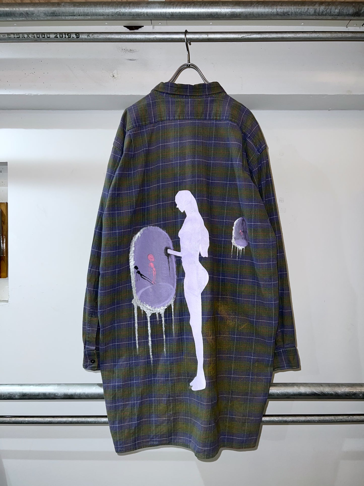 CLEAR-EYED "Will you touch this?" Long Shirt