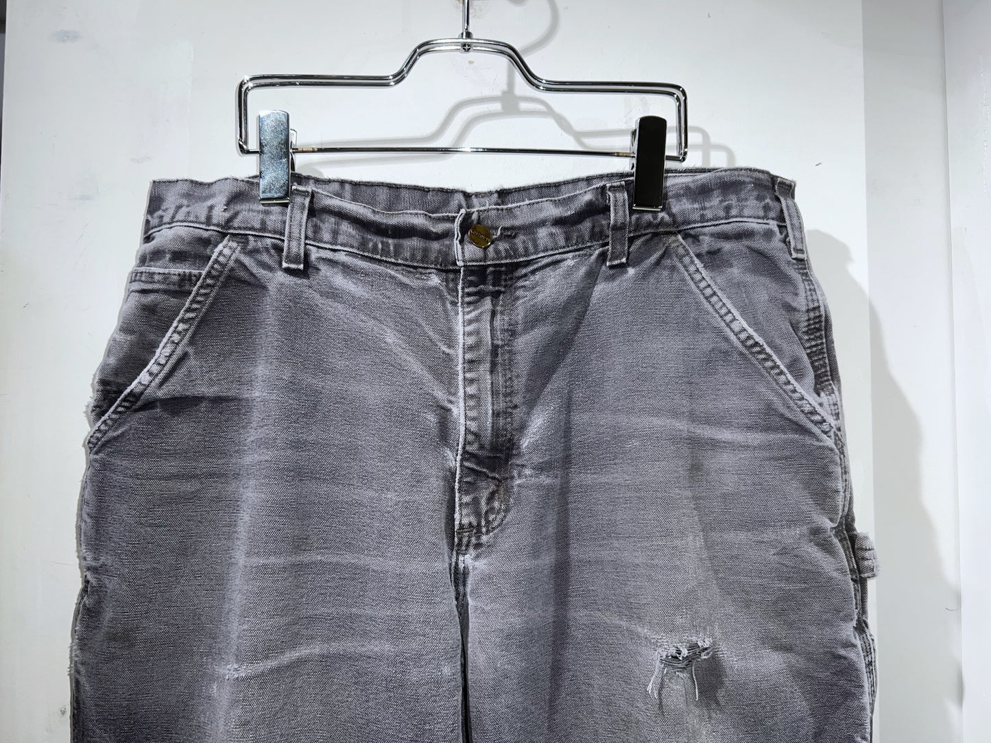 Carhartt Grey Hard Canvas Worker Pants
