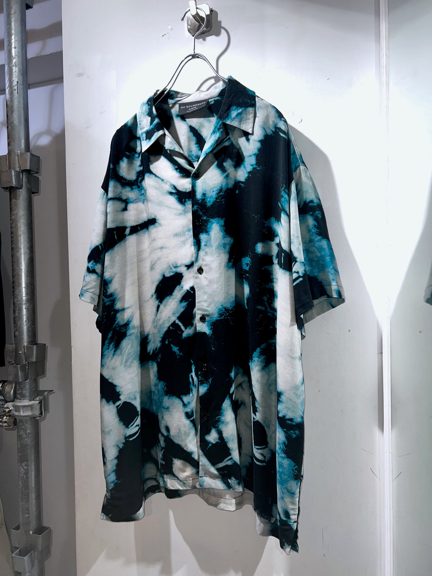 Rayon Open Collar Shirt