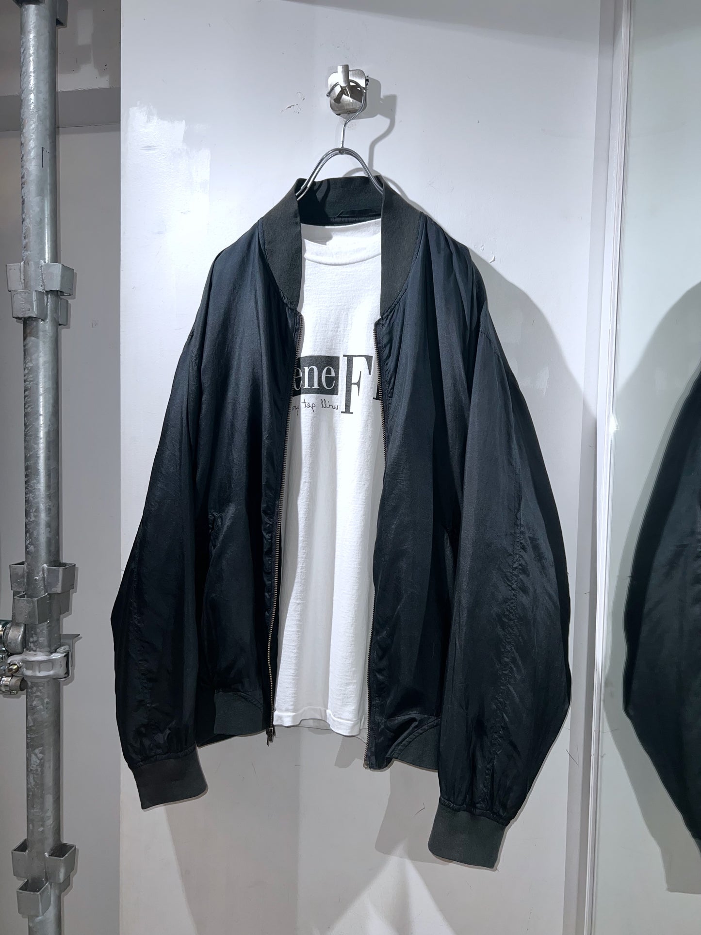 Old ROVELLE Silk Zip-Up Blouson